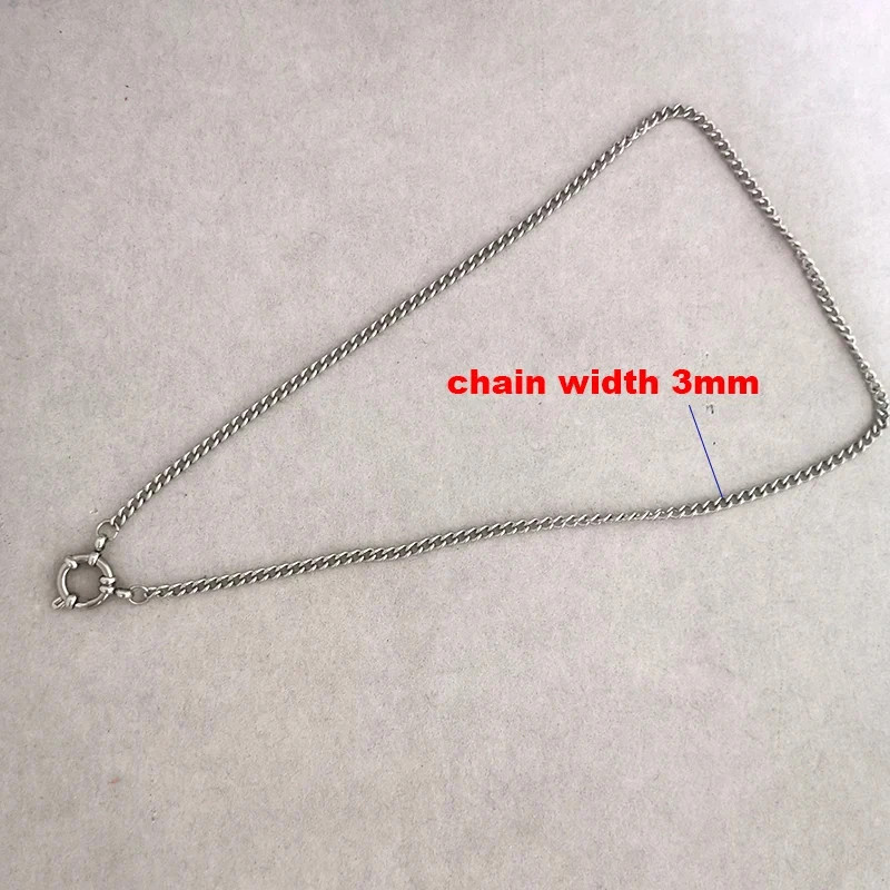 Sailor Clasp Necklace Paperclip Chain Stainless Steel Gold Color Women Jewelry