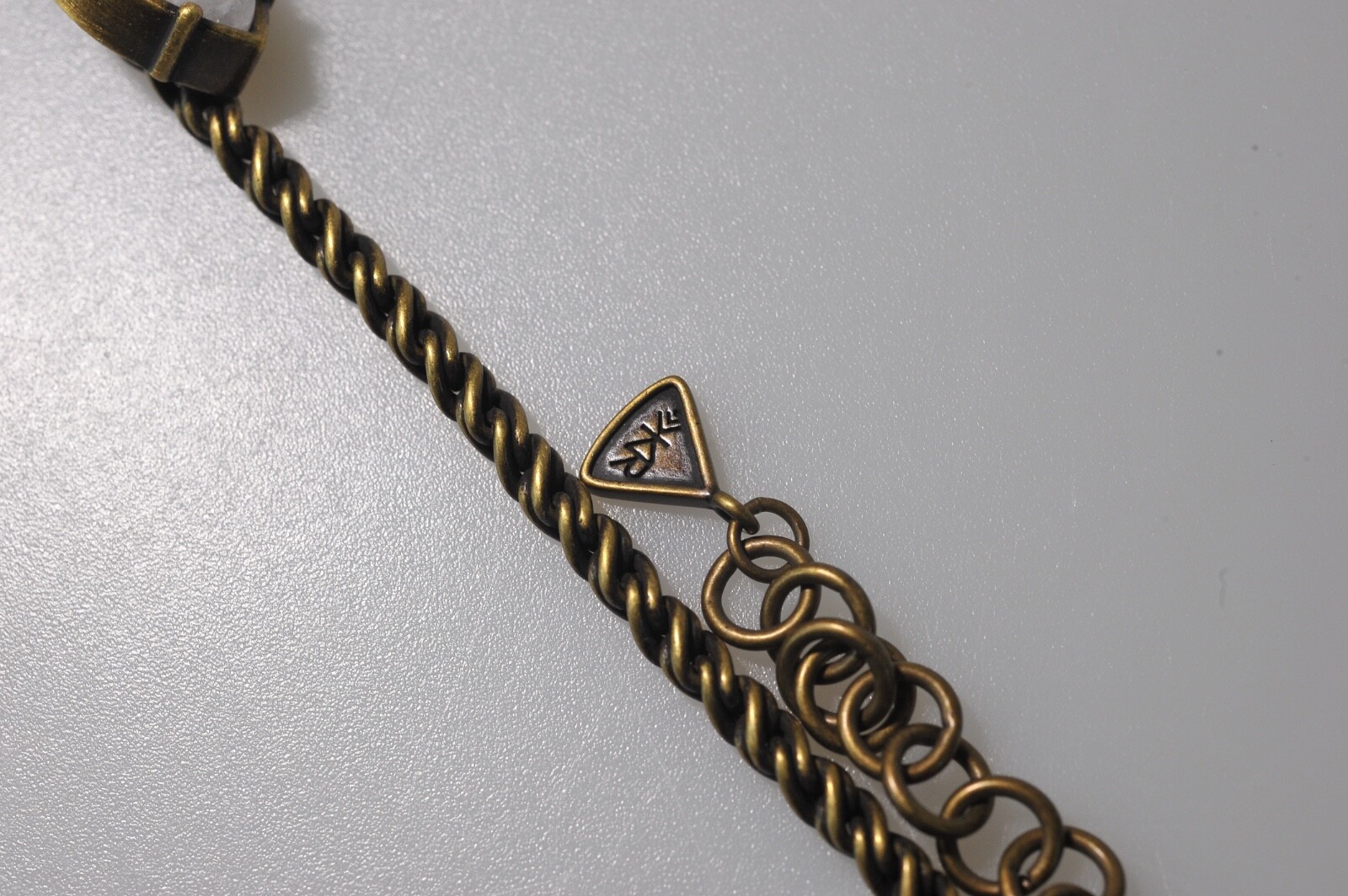 SILPADA KR Necklace signed rhinestone chunky twist chain statement AT14