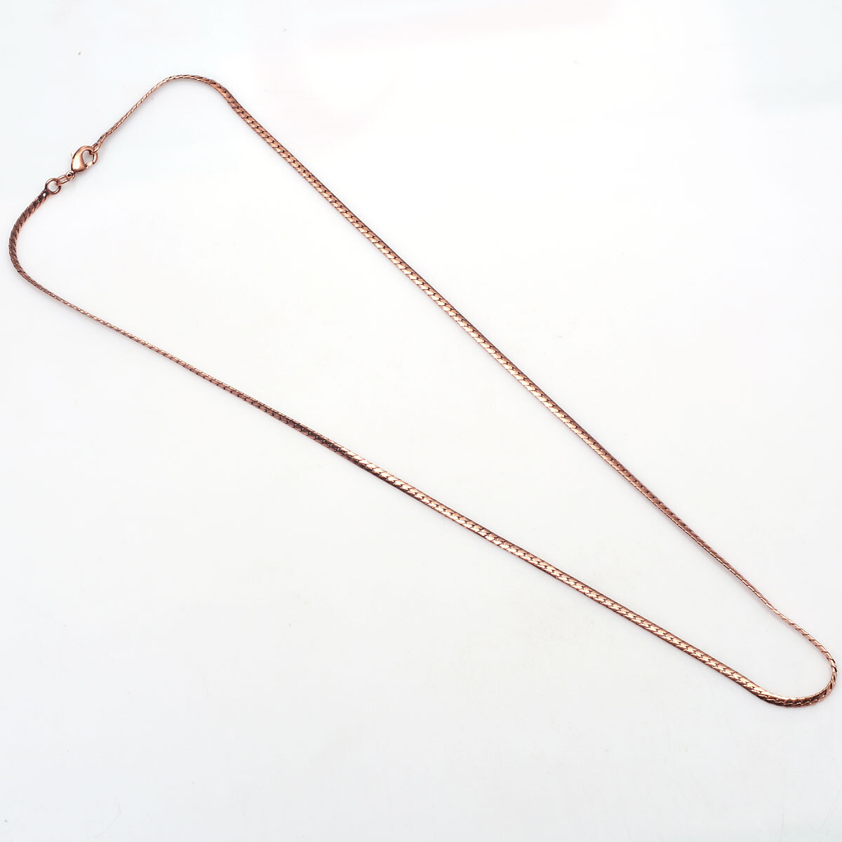 100% Oxidized Pure Copper Box Snake Chain Necklace Gift For Jewelry RJ-08
