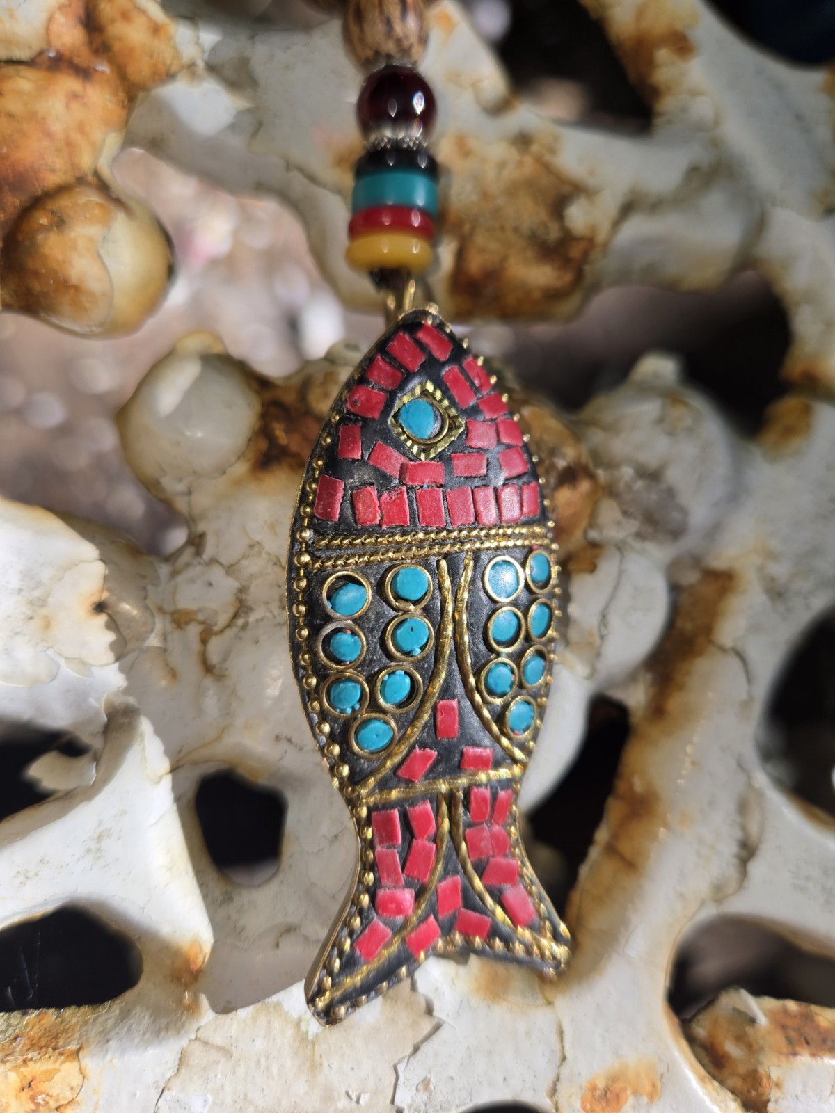 Vintage Long Pendant Necklace for Women Boho Layering Statement Gift