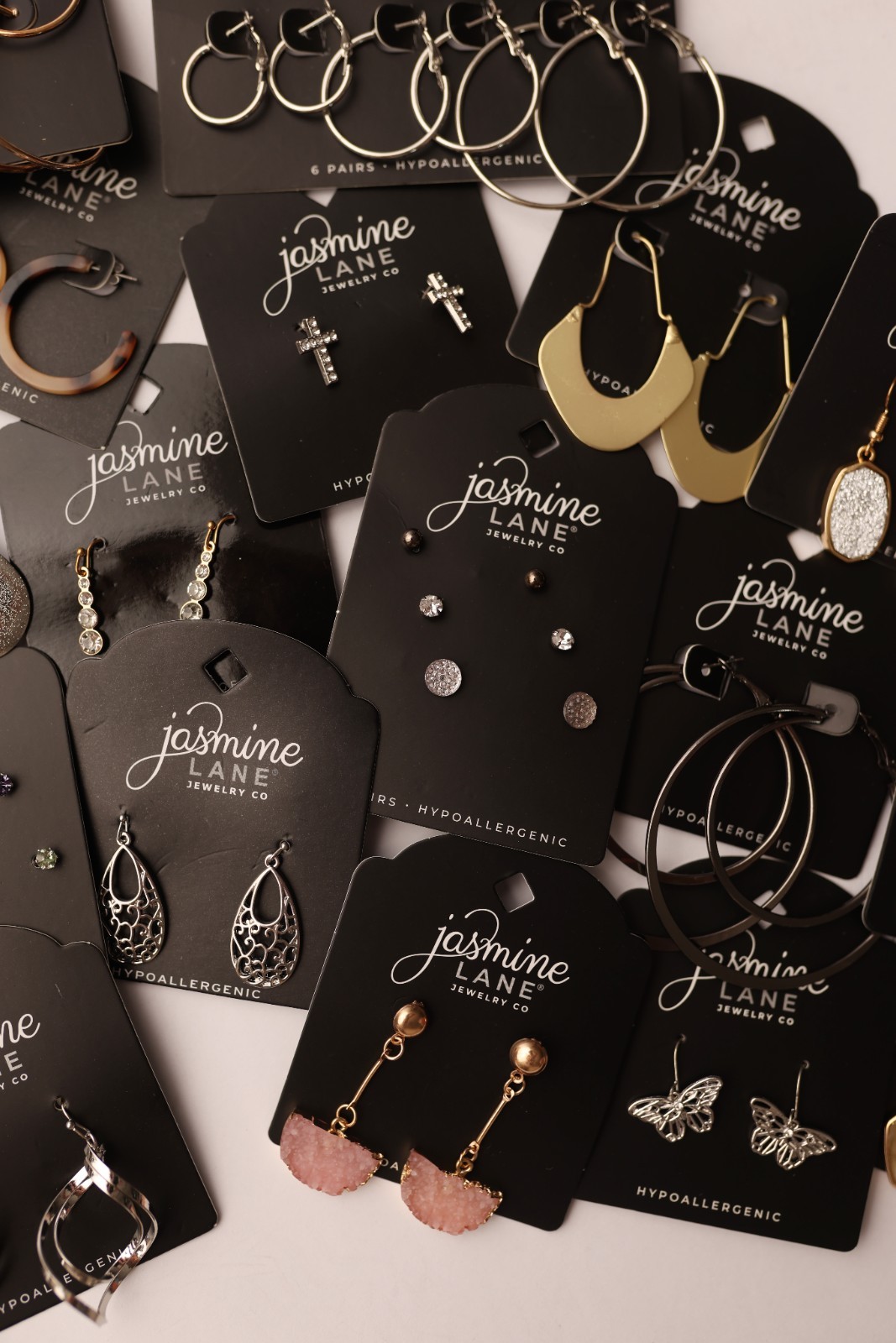 500pc Jewelry Lot Wholesale Earrings Boutique Reseller Bulk Assorted Styles