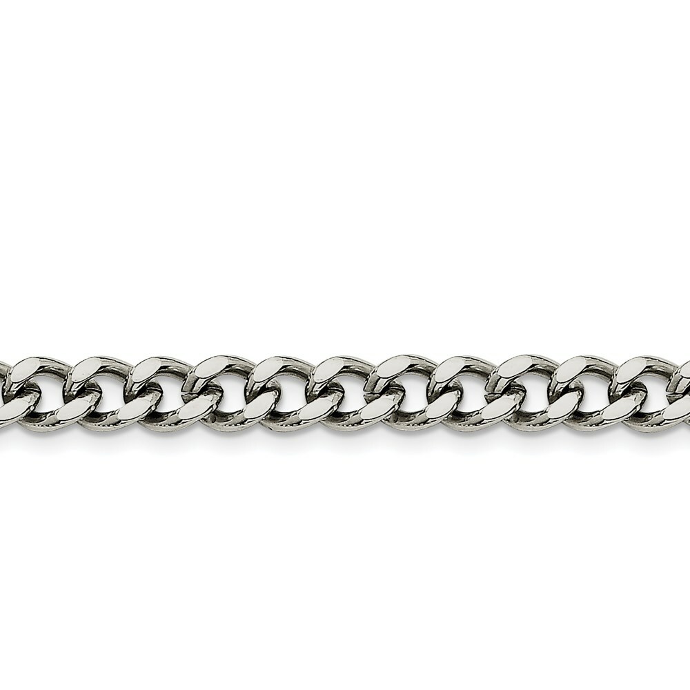 Stainless Steel 7.5mm 22in Curb Chain