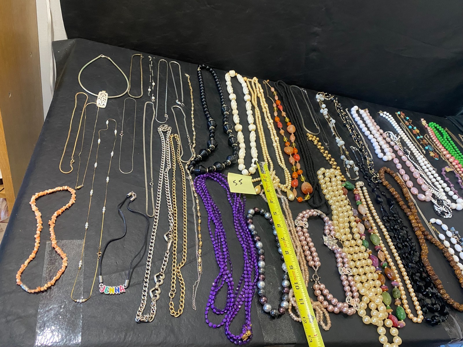 Necklace lot 55 necklaces jewelry pendant beaded chain mixed brands