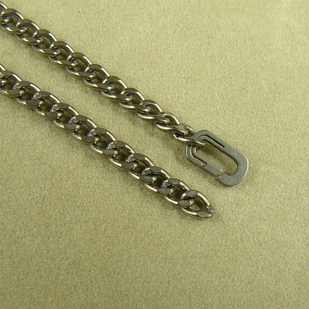Pure Titanium anti-allergy Necklace 3.5mm wide curb chain 70cm length