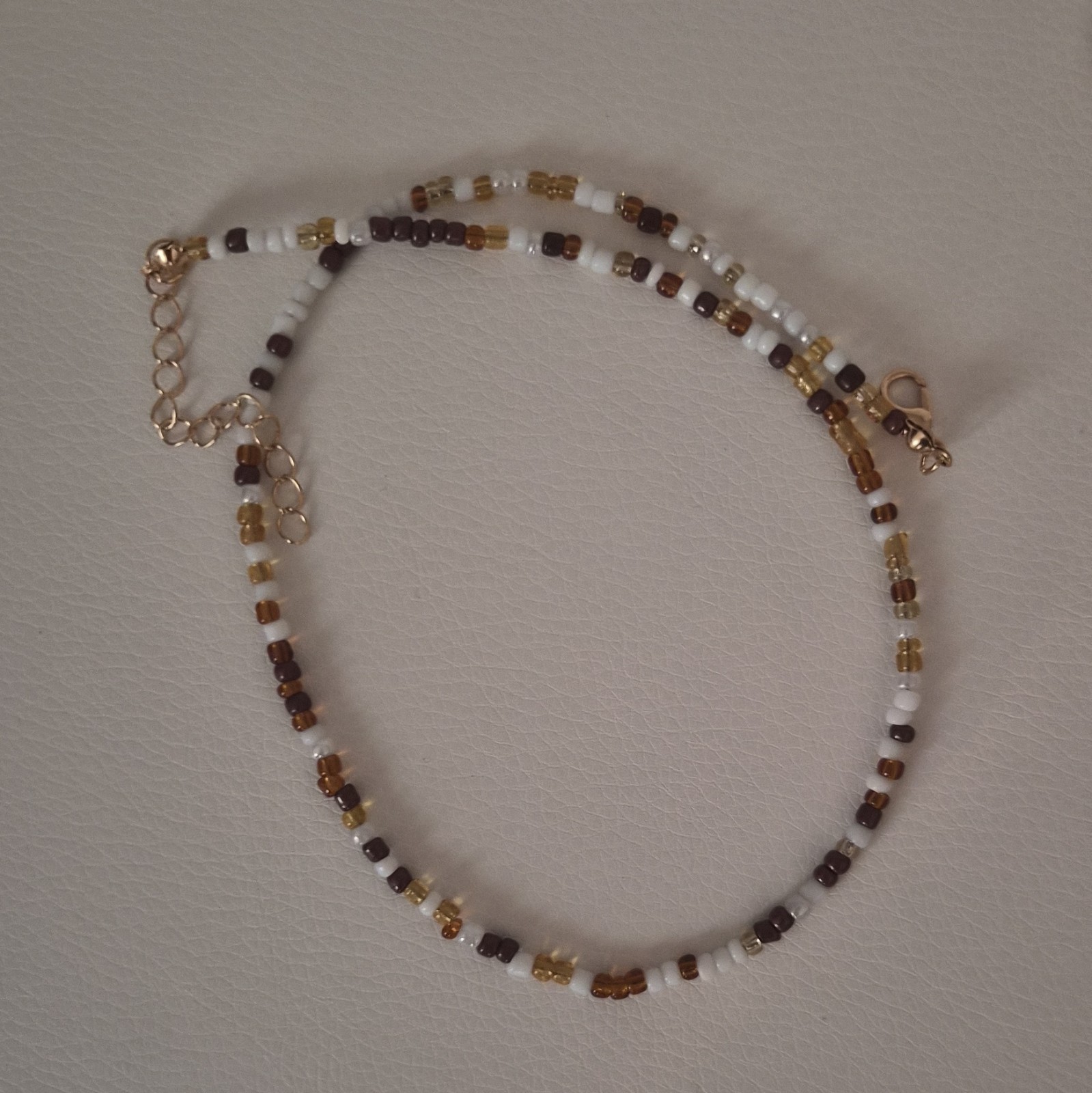 Lot of 4 Beaded Necklaces Multicolor Glass & Metal Ball/Bead, Adjustable
