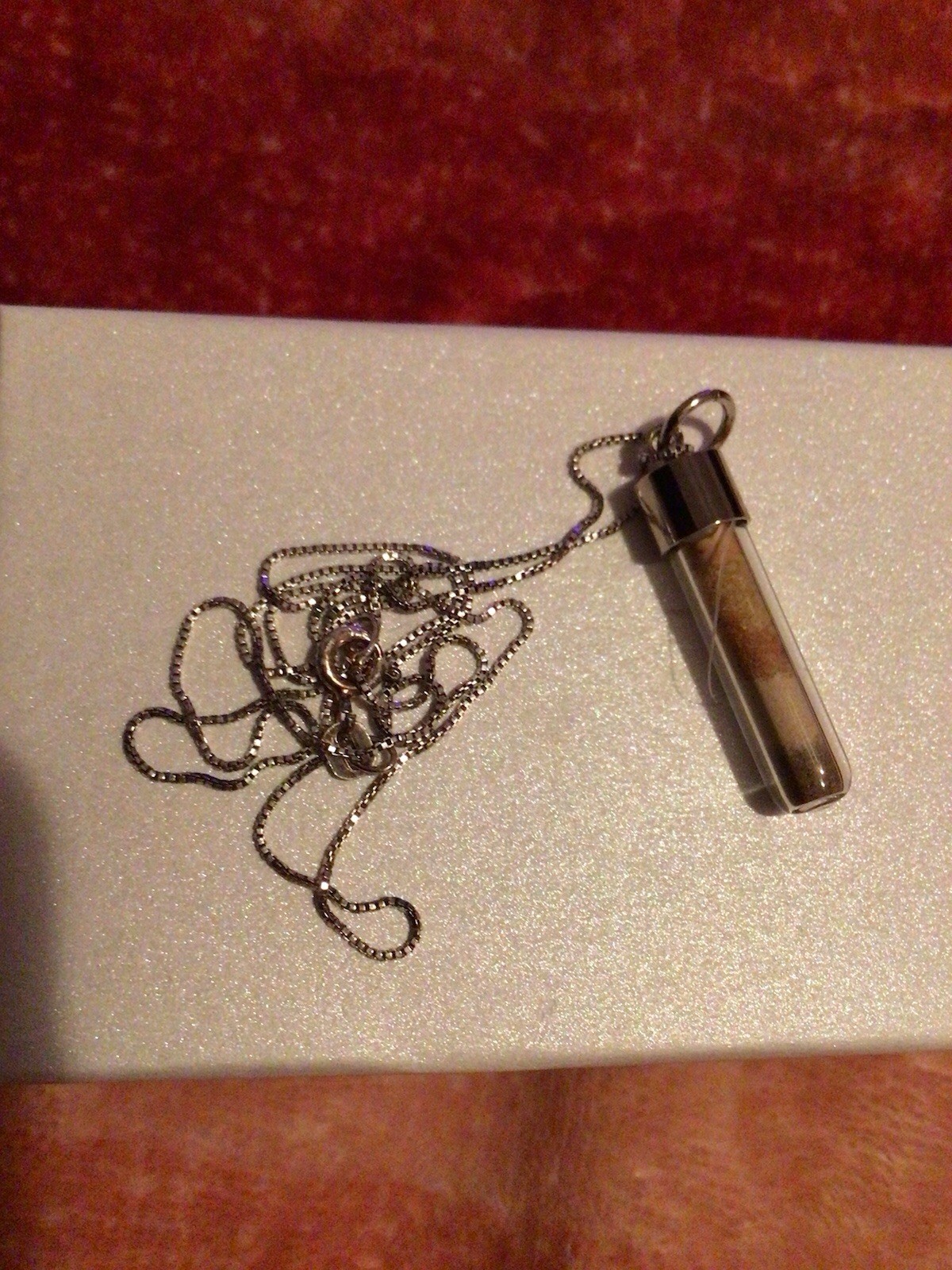 NIB Liba De Alma Adama 18″ Necklace 925 Silver Jordan River City of David