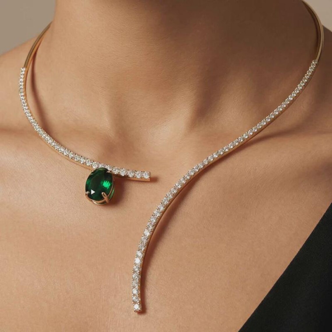 fine new womens Curve Collar Necklace trending 925