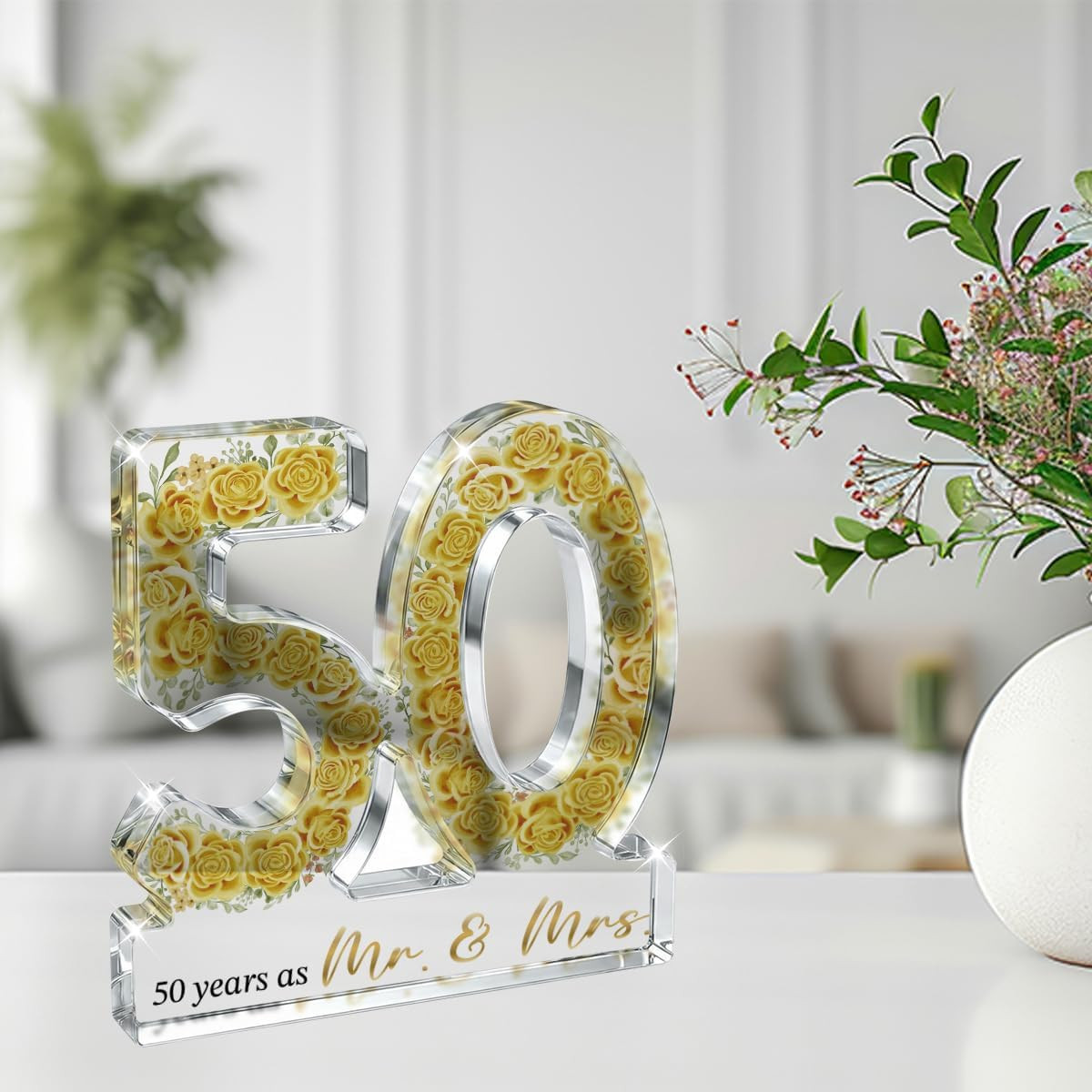 Gifts for 50Th Wedding Anniversary for Couple Parents Husband Wife Women Men 50