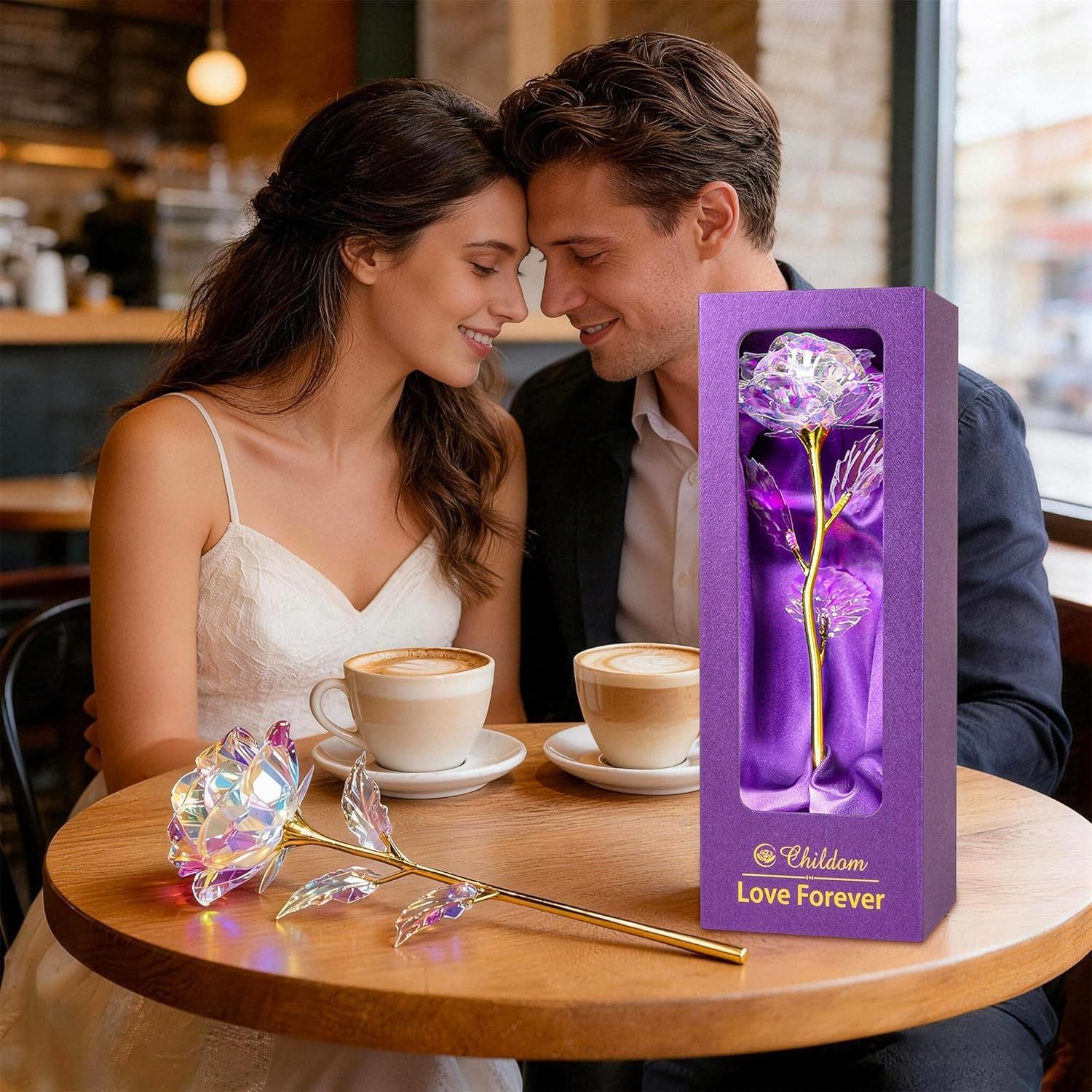 Everlasting Rainbow Rose Gift Box – Perfect for Mother’s Day & Special Occasions