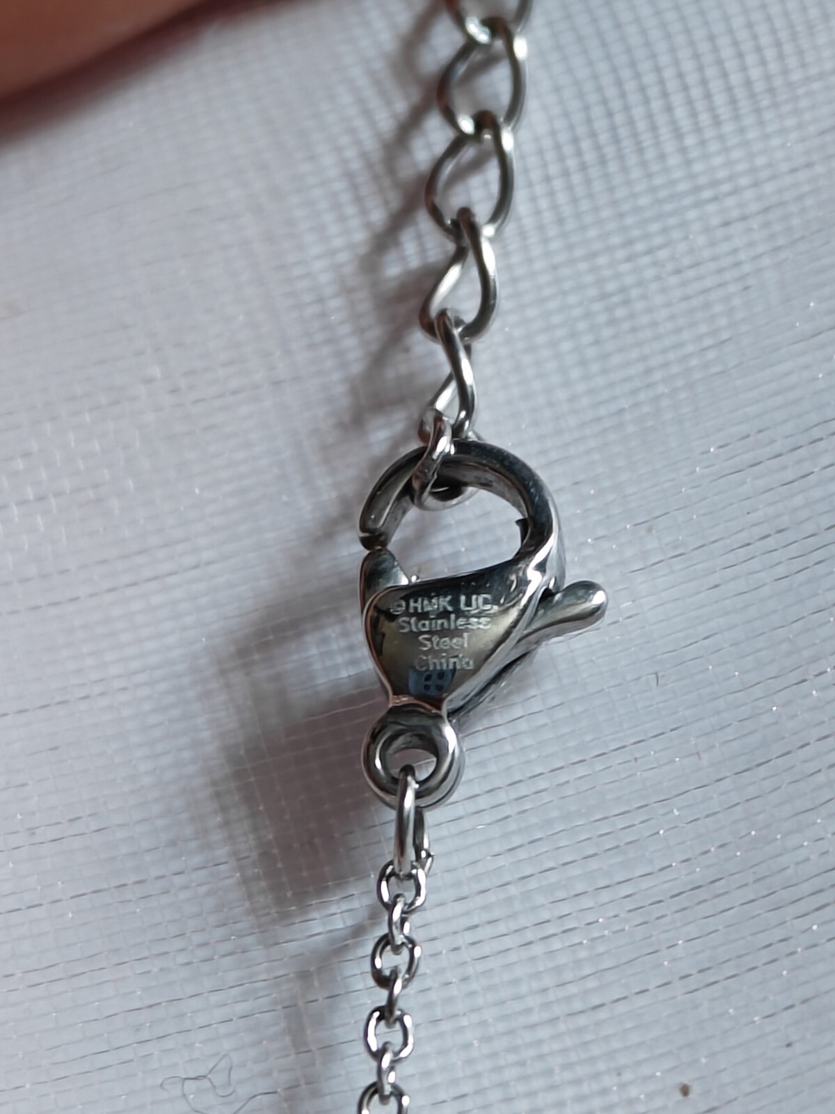 Roman Numeral 15 Fifteen Stainless Steel Necklace Stones Birthday Anniversary