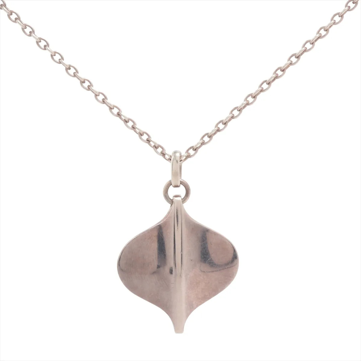 Georg Jensen Lariat necklace 925 9.8g Leaf No brand engraving on the chain