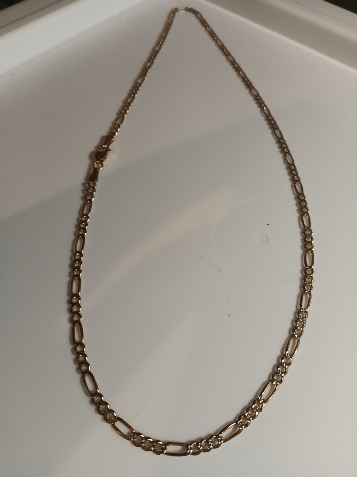 Men’s 10K Gold Figaro Chain Necklace