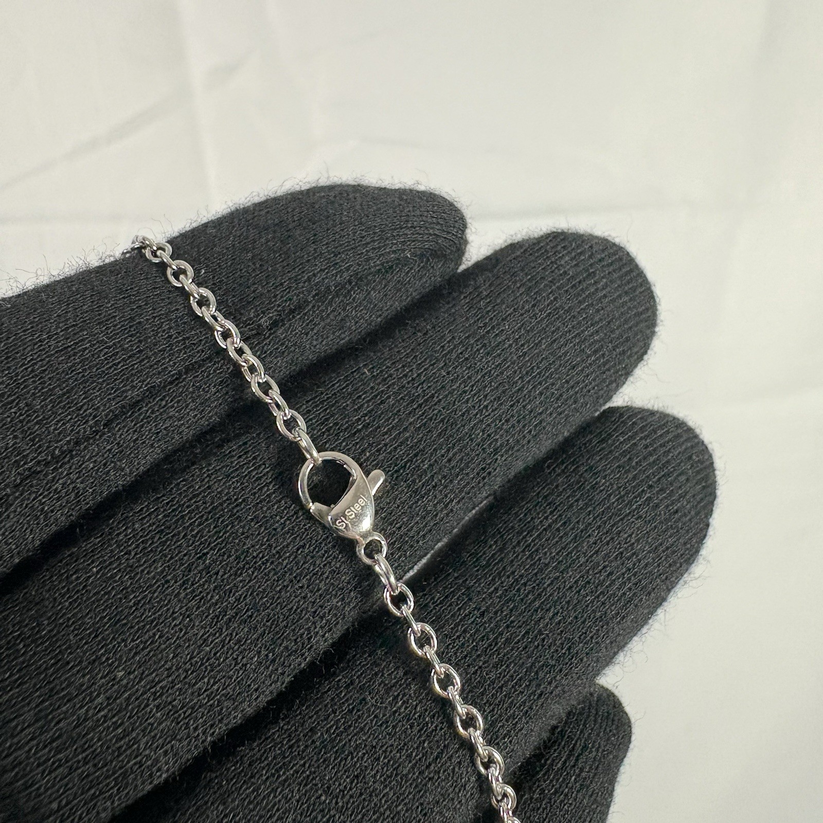 Premium 316L Surgical Stainless Steel Cable Chain 2mm 22” + Cross Pendant