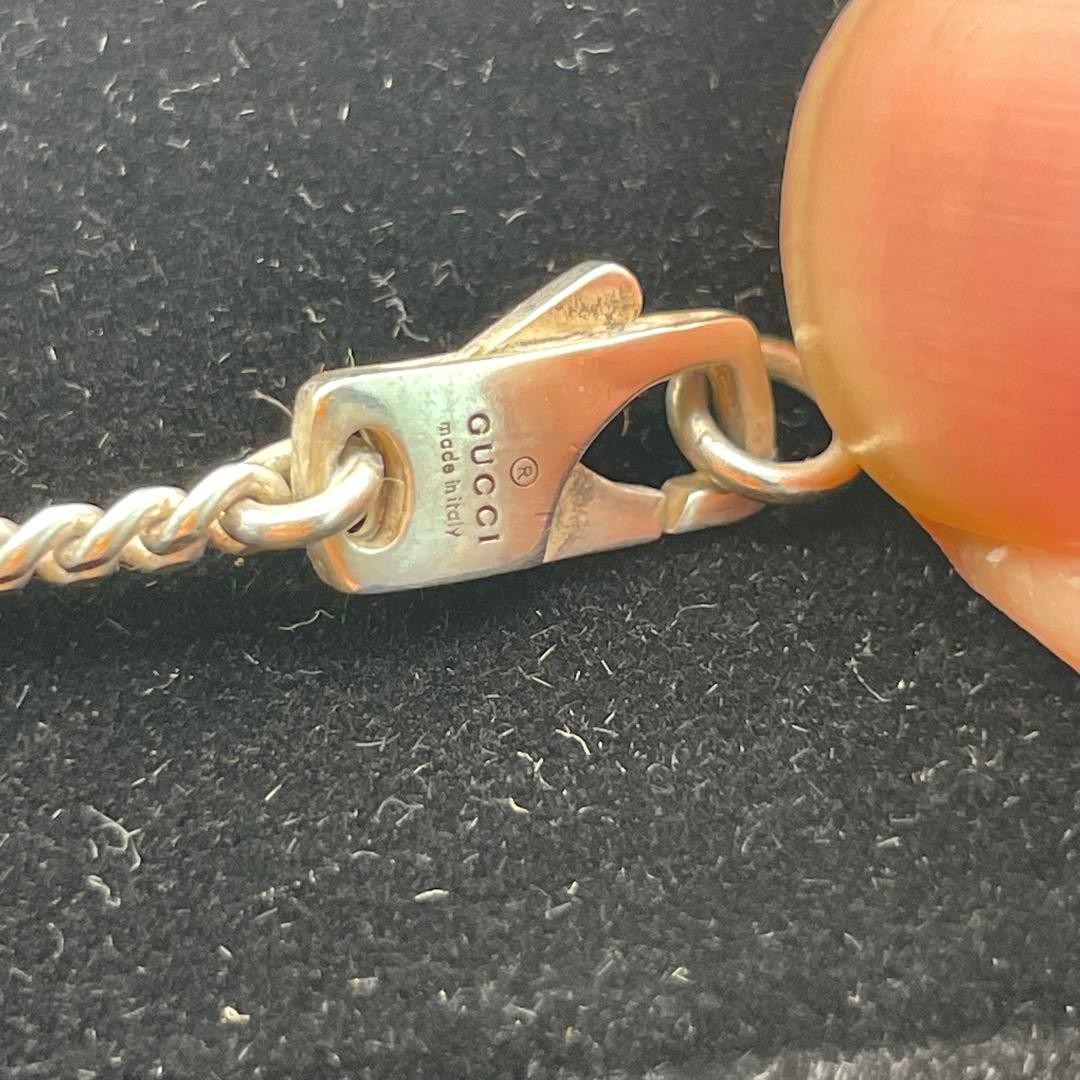 Excellent Condition, With Box. Gucci Necklace, Thick Chain, Sterling Silver 925,