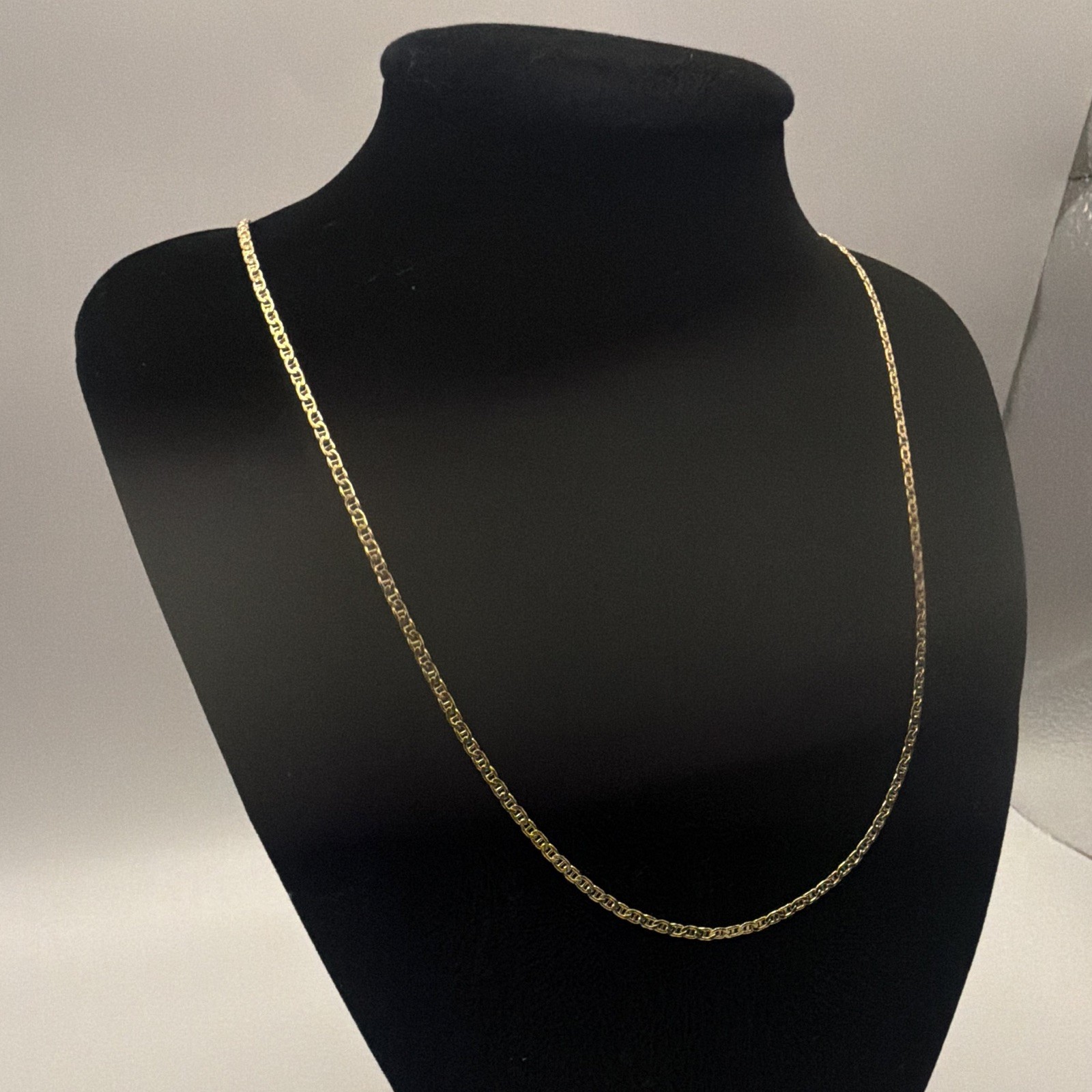 10k Solid Gold 2mm Mariner Link 20 inches