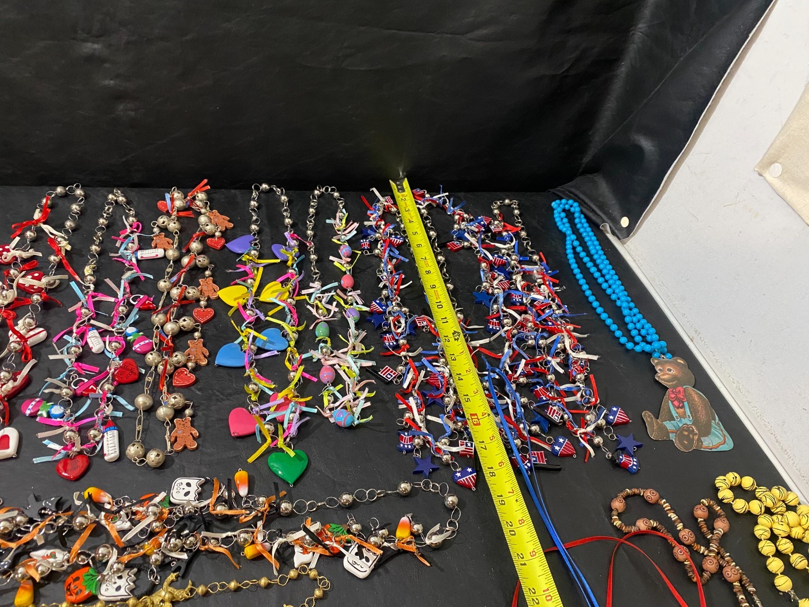 festive Necklace lot 30+ necklaces pendant chain charm many handmade holiday +