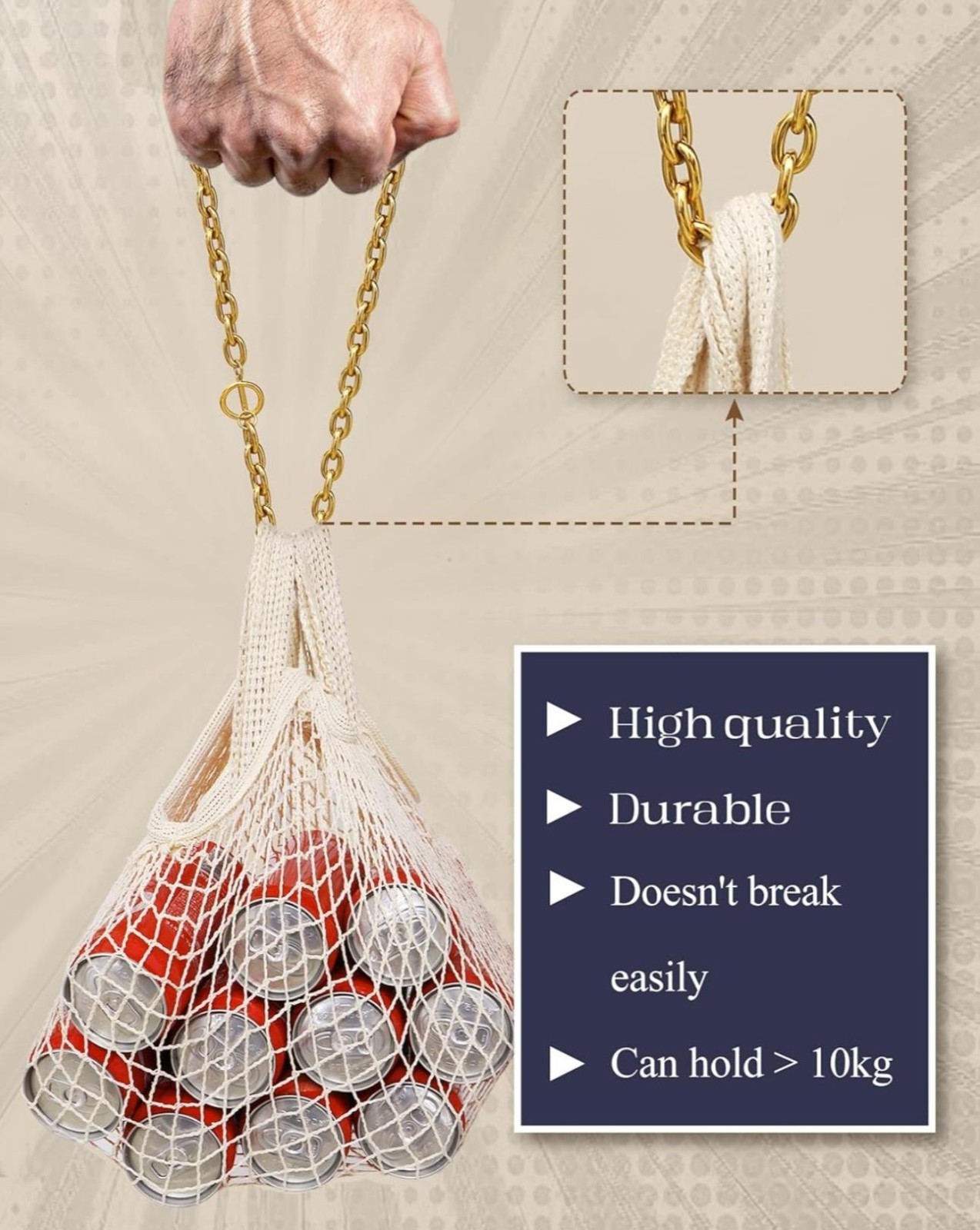 18k Gold Plated Stainless Steel Chic Chain Necklace with Toggle Clasp 011626