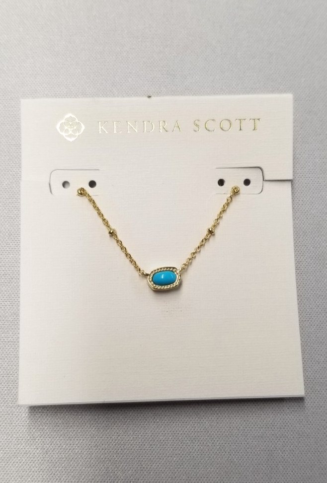 Kendra Scott Mini Elisa Satellite Short Pendant Necklace 15″+4″