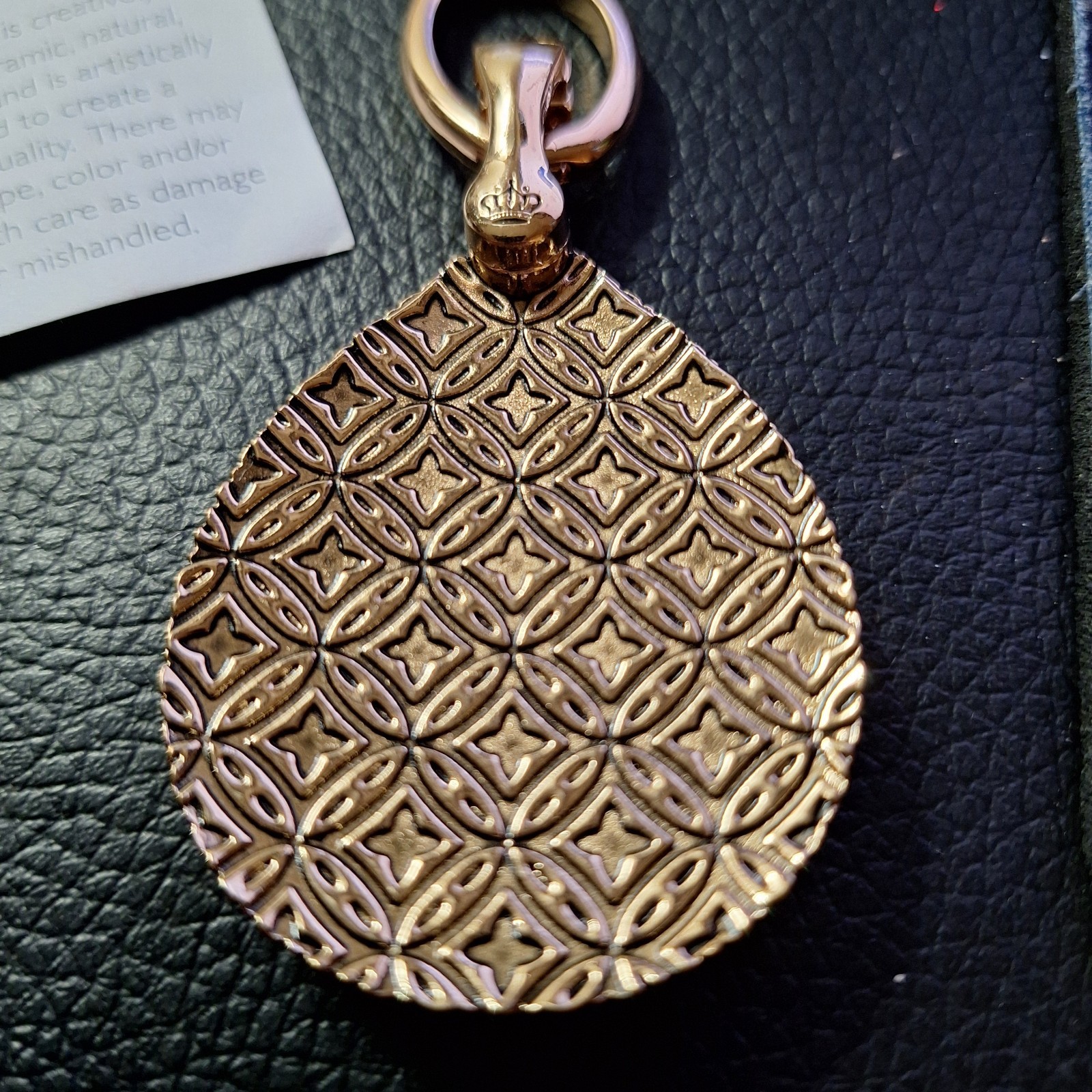 Gold Tone Pendant Multicolor Sparkle Fire Purple Pink Blue Green Premier Designs