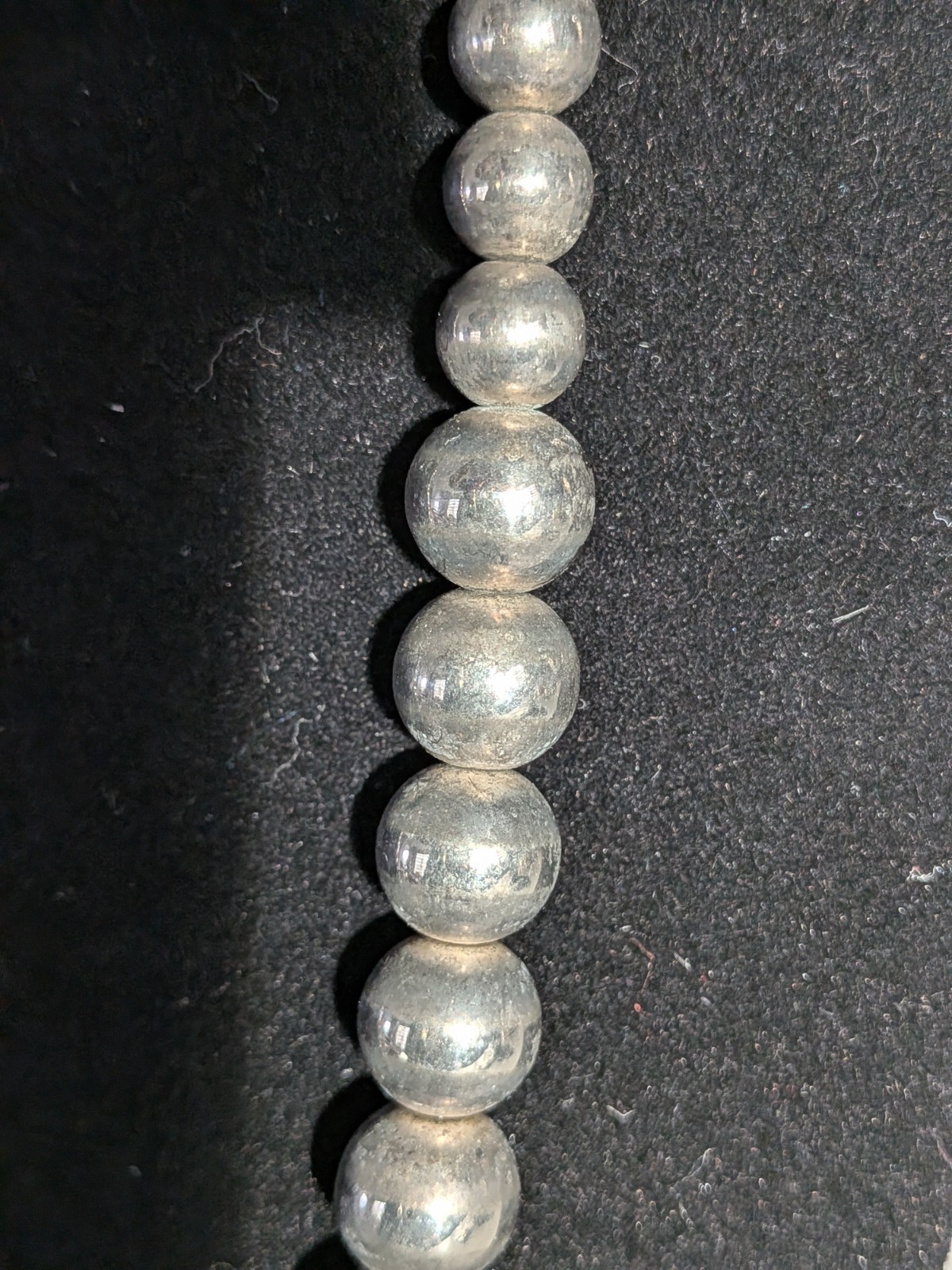 Silver Tone Beaded Necklace | Minimalist Jewelry | Everyday Wear