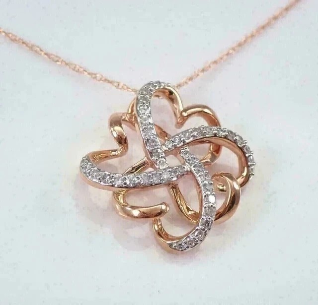 2 Ct Round Cut Simulated Diamond Women’s Heart Pendant In 14K Yellow Gold Plated
