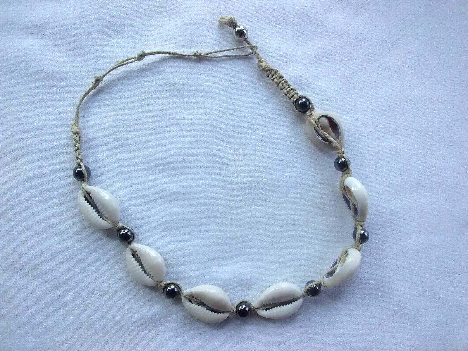 Surfer Cowrie Shell Ethnic Tribal Hippie Necklace Boho 18″USA Seller New