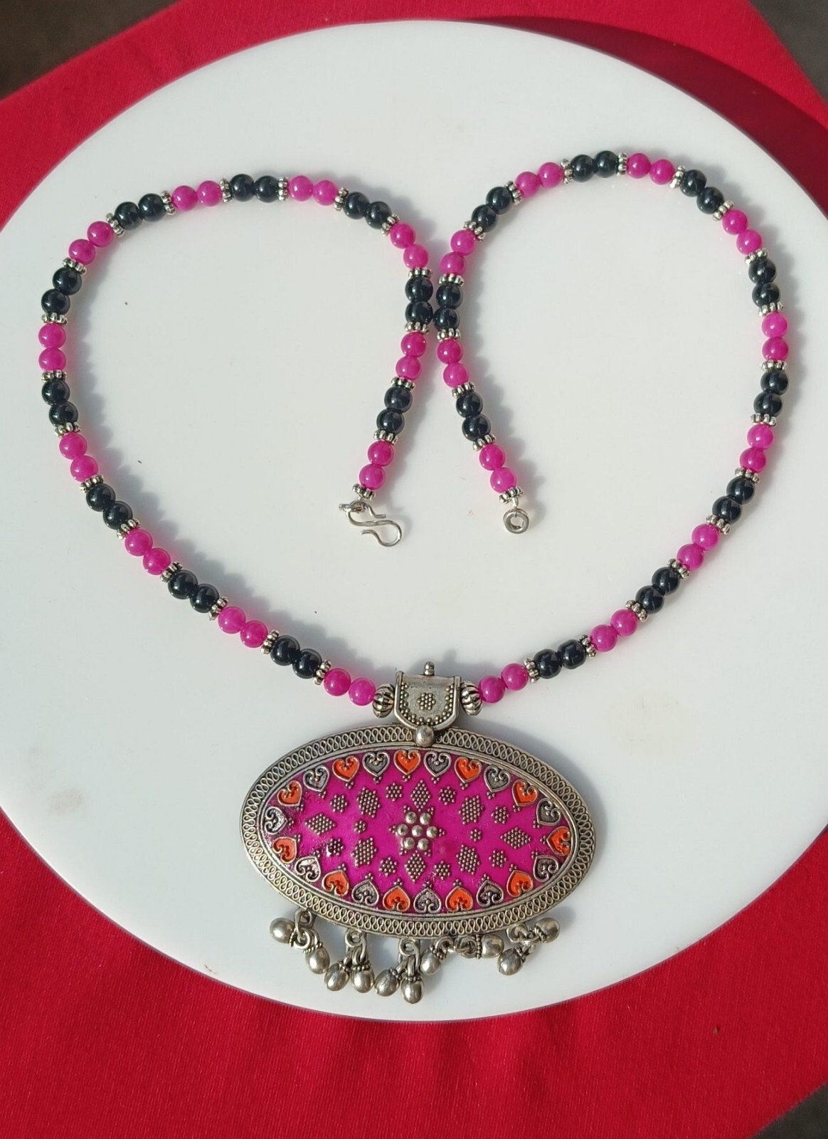 Women’s Traditional Wedding Jewelry Necklace/pendant Multi Beads Pack of 4