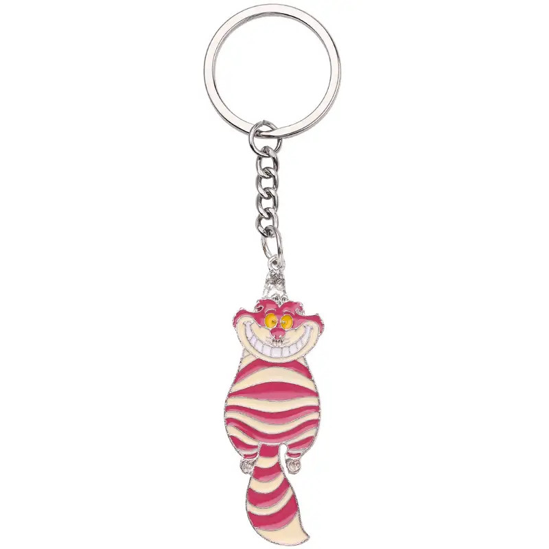 Zinc Alloy Enamel Cheshire Cat Key Ring – New