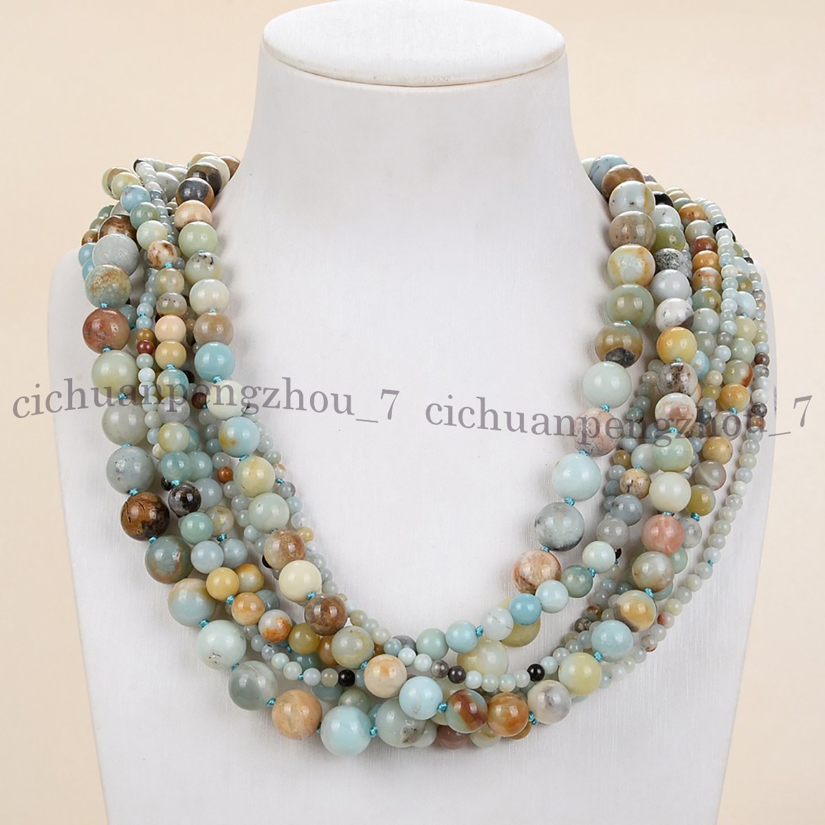 Natural 3 Rows 4x6mm Faceted Black Labradorite Rondelle Beads Necklace 17-19”