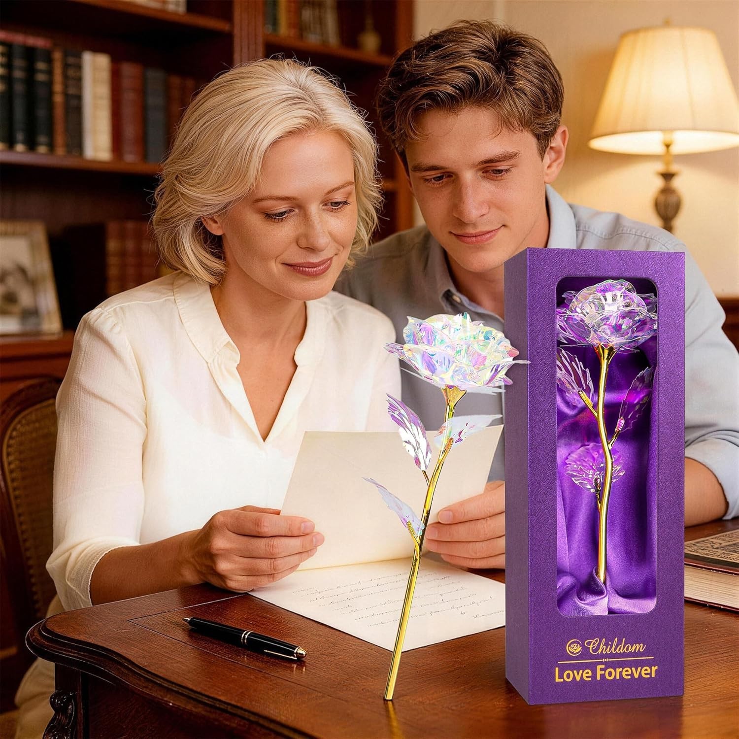 Everlasting Rainbow Rose Gift Box – Perfect for Mother’s Day & Special Occasions