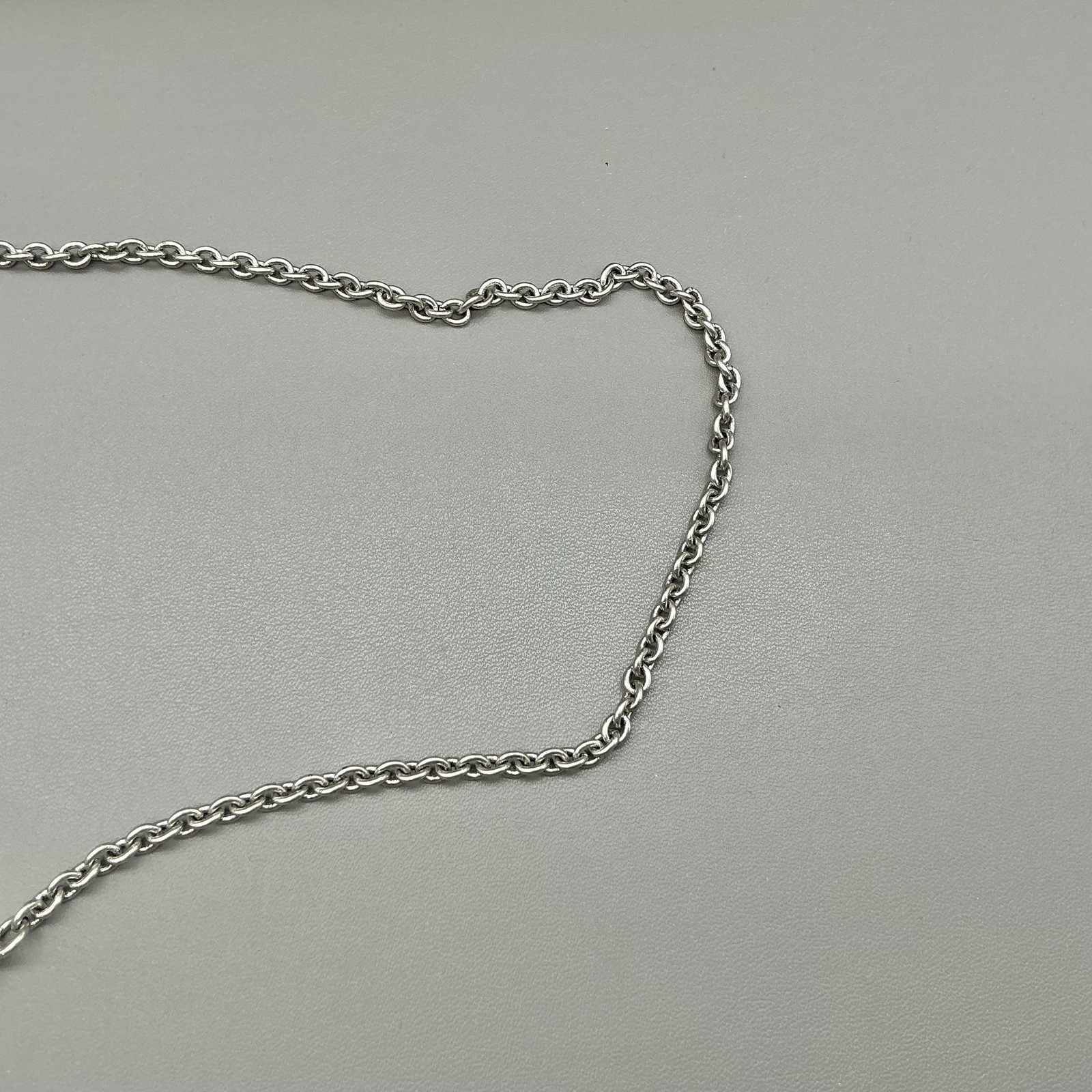 Necklace Silver Tone Rectangle Pendant Lariat Y-Drop Womens Statement Jewelry