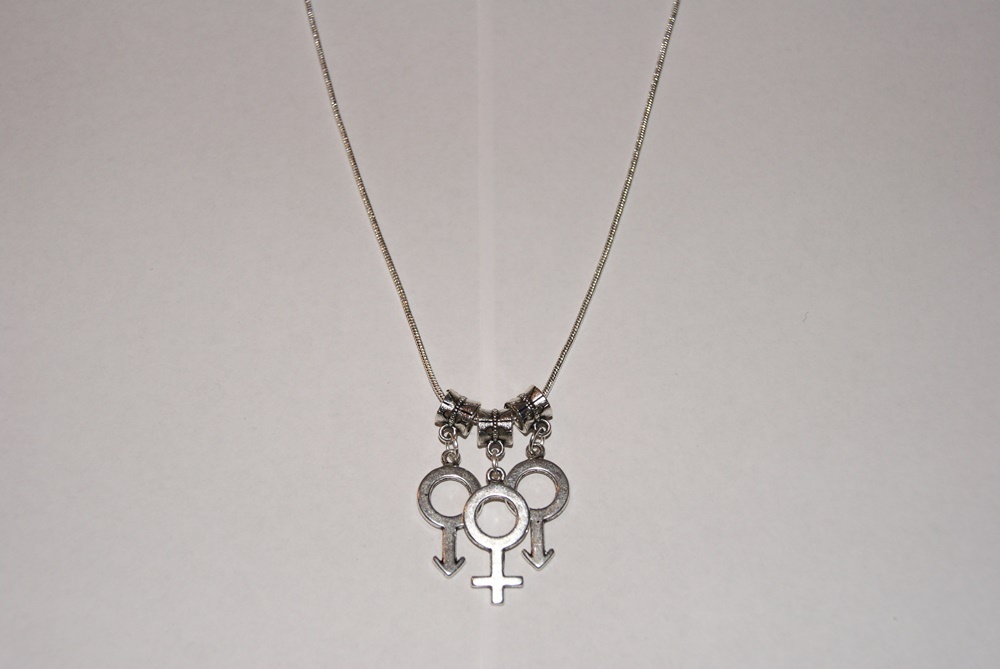 Hotwife ‘MFM’ Male Female Male Threesome Euro Necklace Fetish Lifestyle Symbols