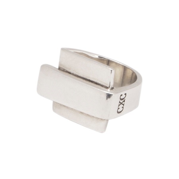 CXC Jewelry ring silver plated made in Spain size 6.5