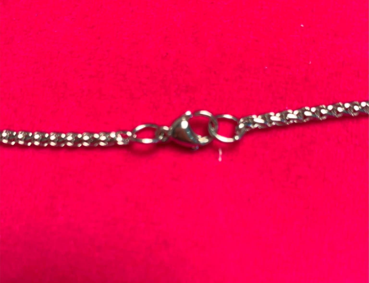 16″ 2.5mm STAINLESS STEEL SILVER BRAIDED WHEAT ROPE NECKLACE CHAIN USA SELLER