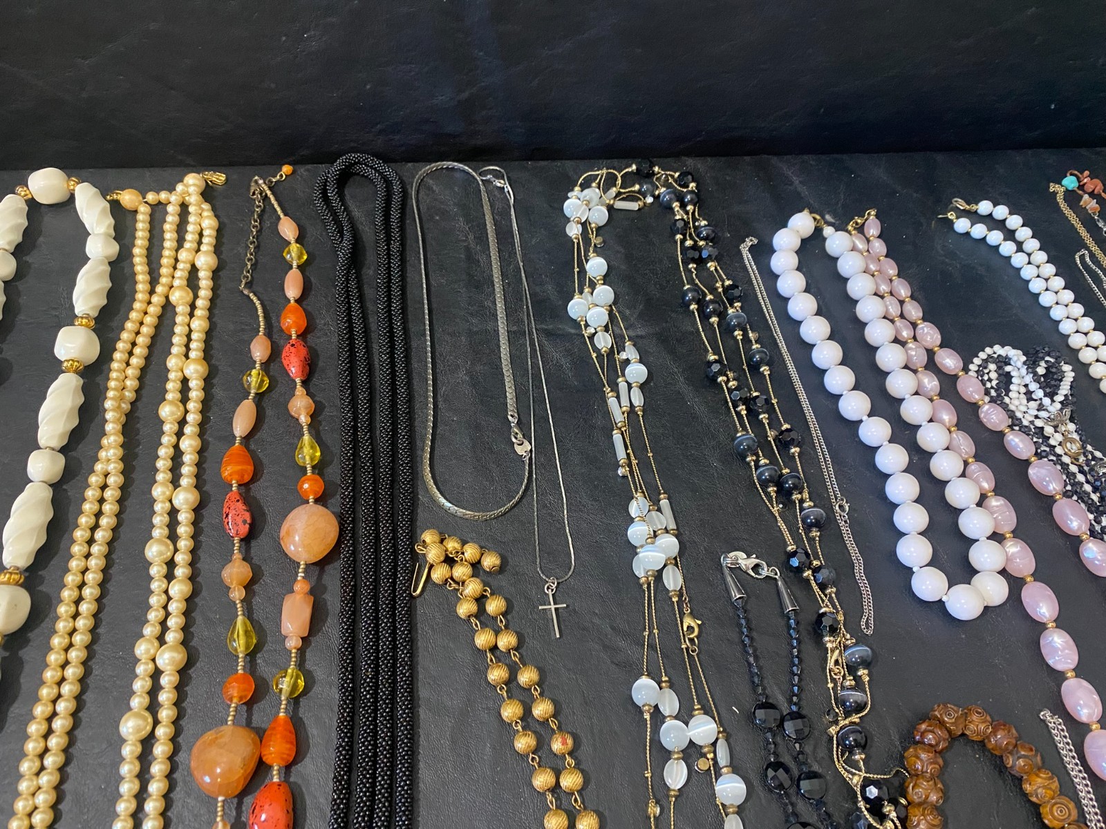 Necklace lot 55 necklaces jewelry pendant beaded chain mixed brands