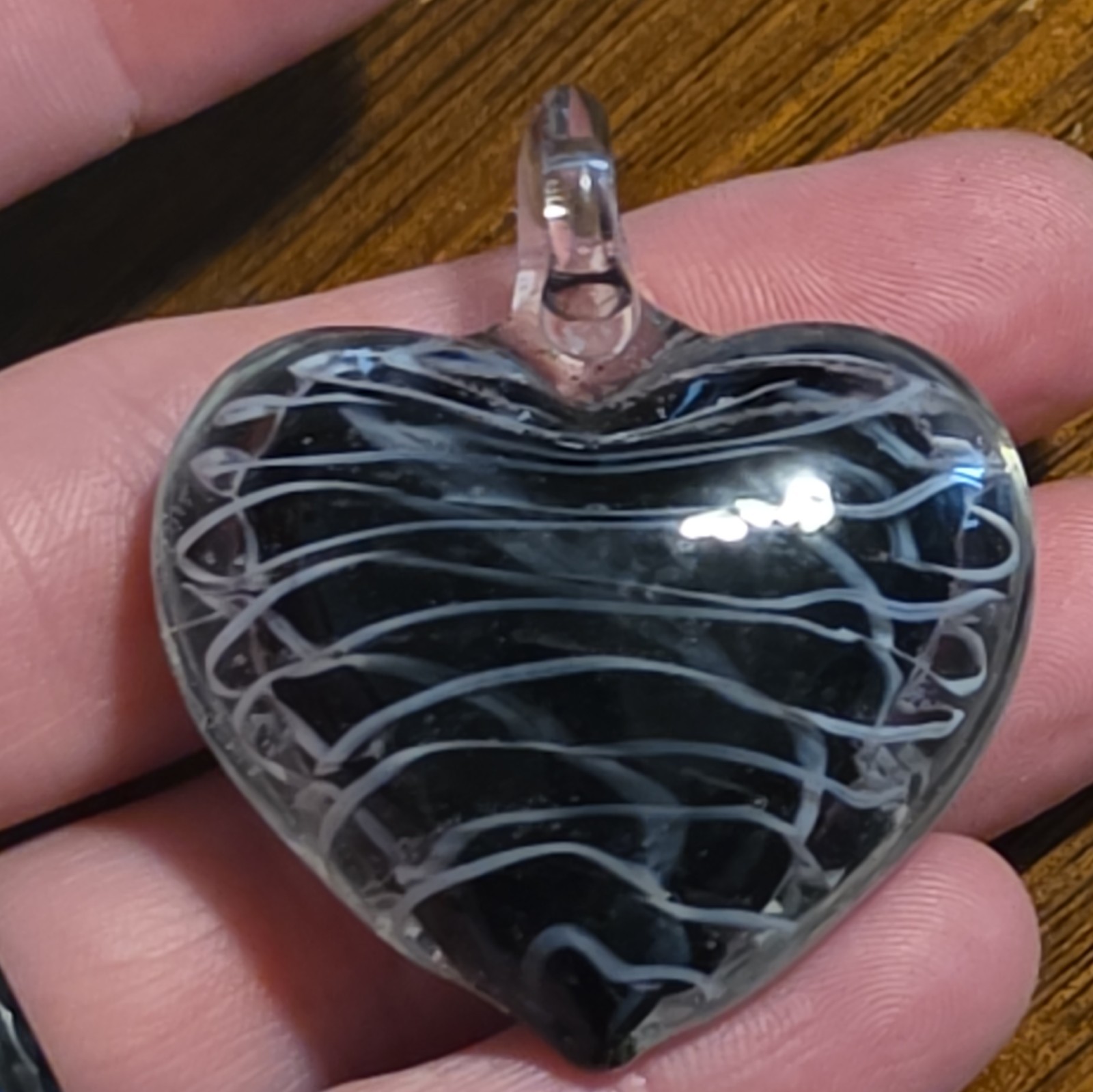 7 Lot Heart Photo Locket Charm Pendants, Metal/Glass, Silver Gold Black Clear