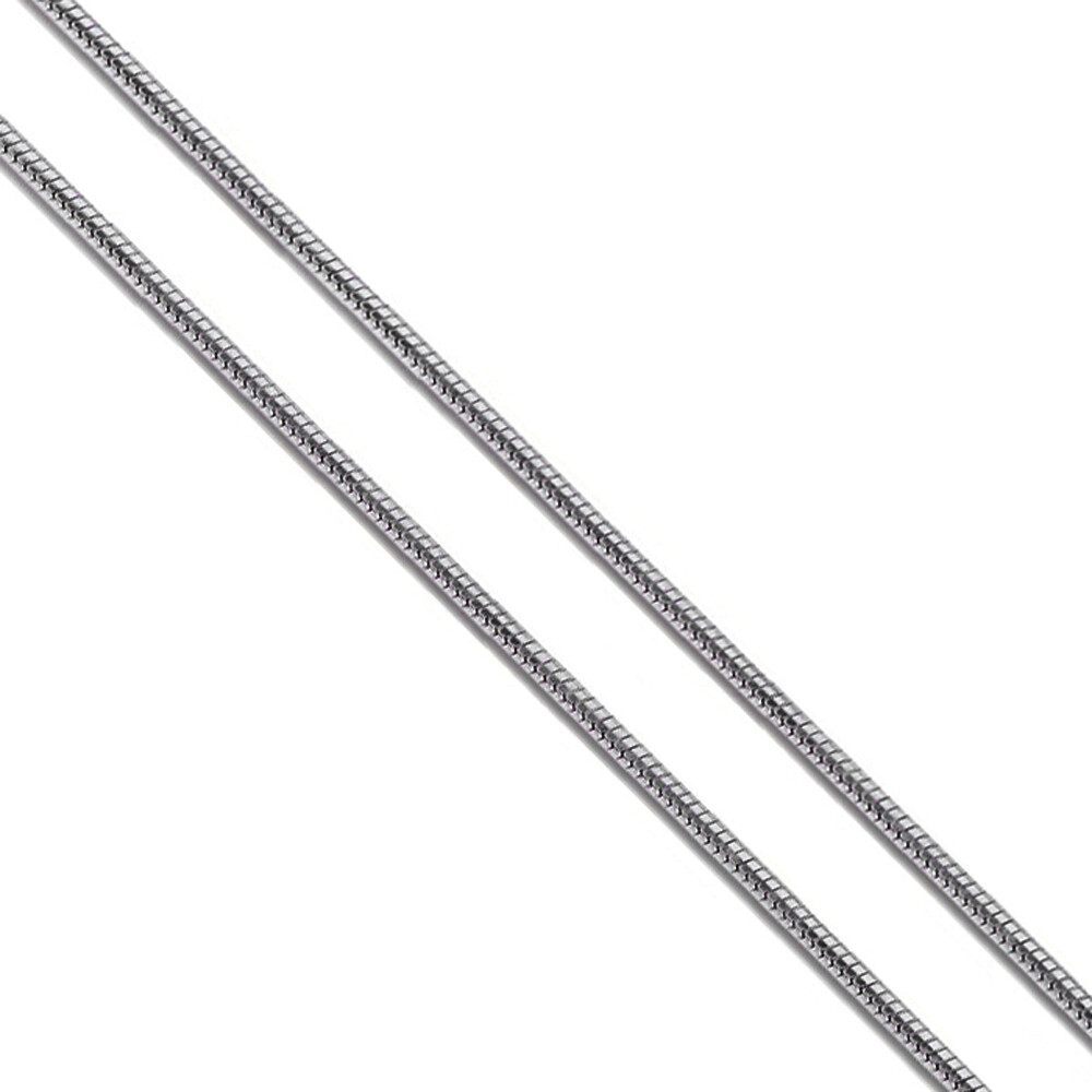 Stainless Steel Round Snake Chain New Solid Flexible Round Necklace