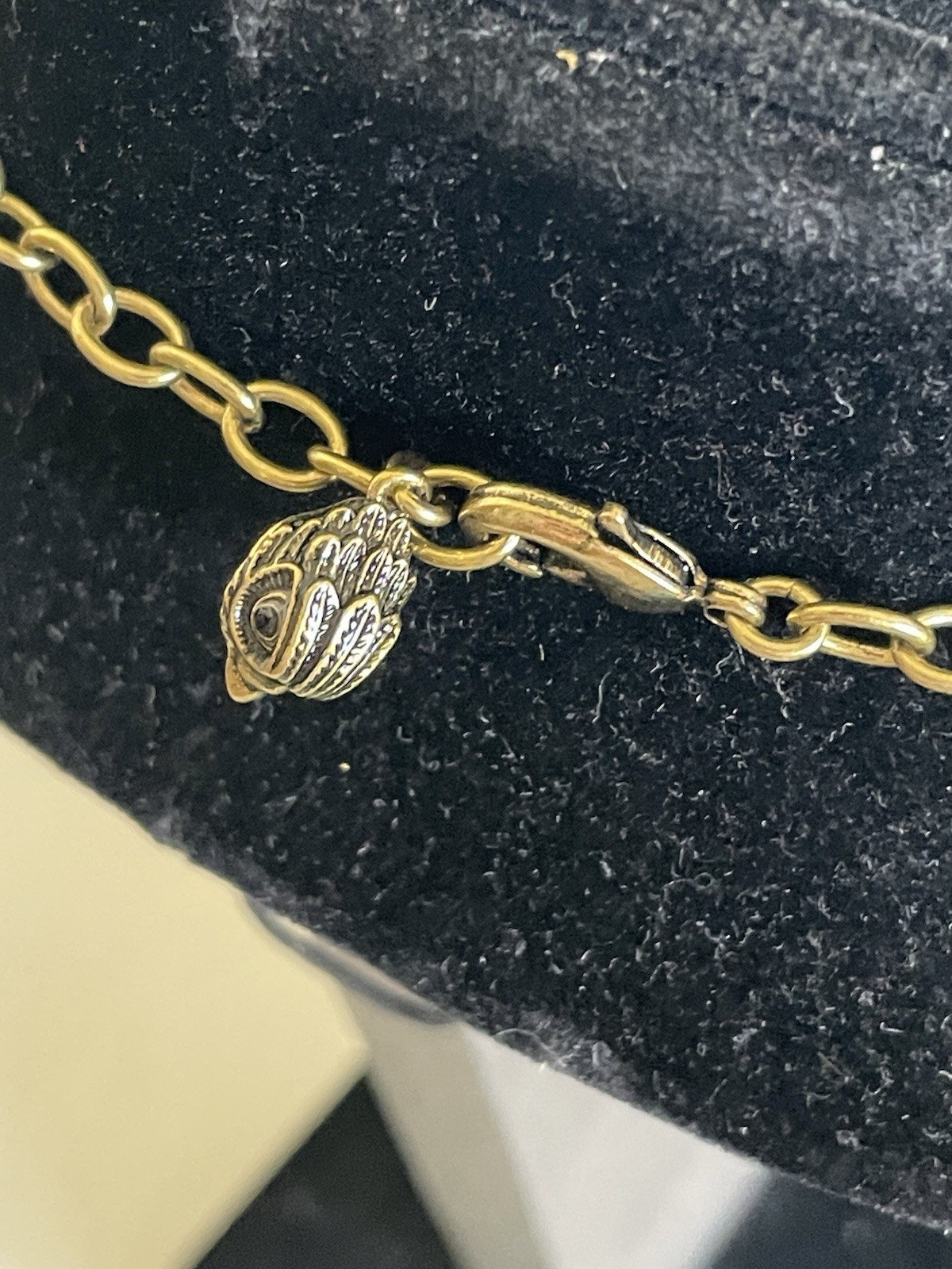 KURT GEIGER LONDON GOLD TONE OCTAVIA NECKLACE IN MULTI 16”+2”