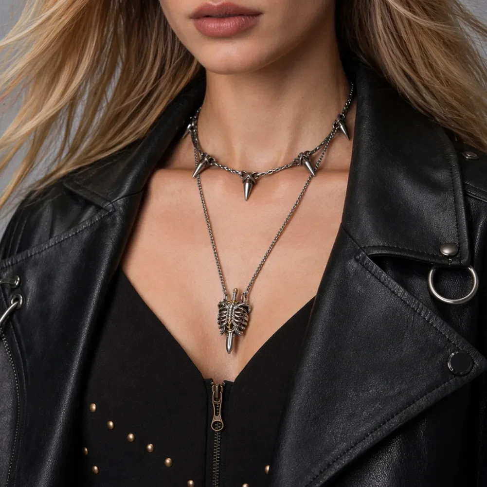 The Beating Heart Pendant Fidget Jewelry Gifts for Men Women