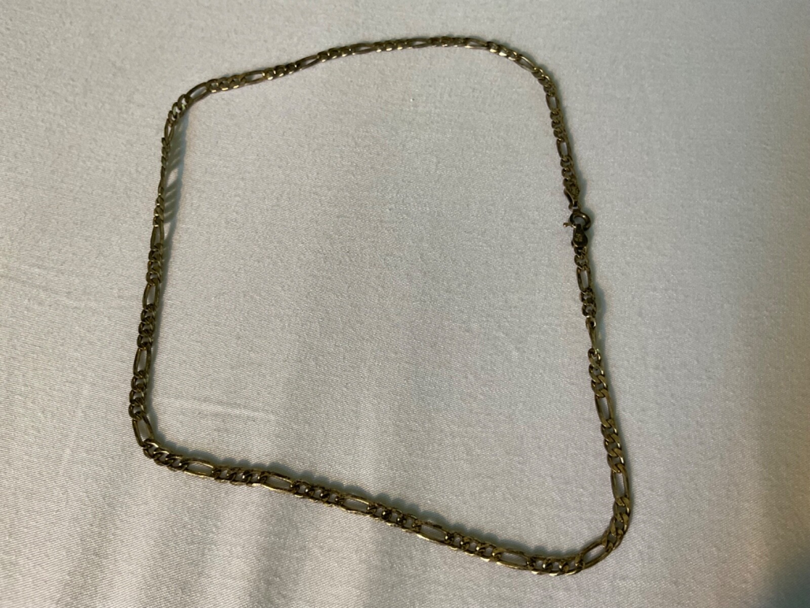 F.M.C GOLD-PLATED STERLING SILVER 18 INCH NECKLACE 11.0G