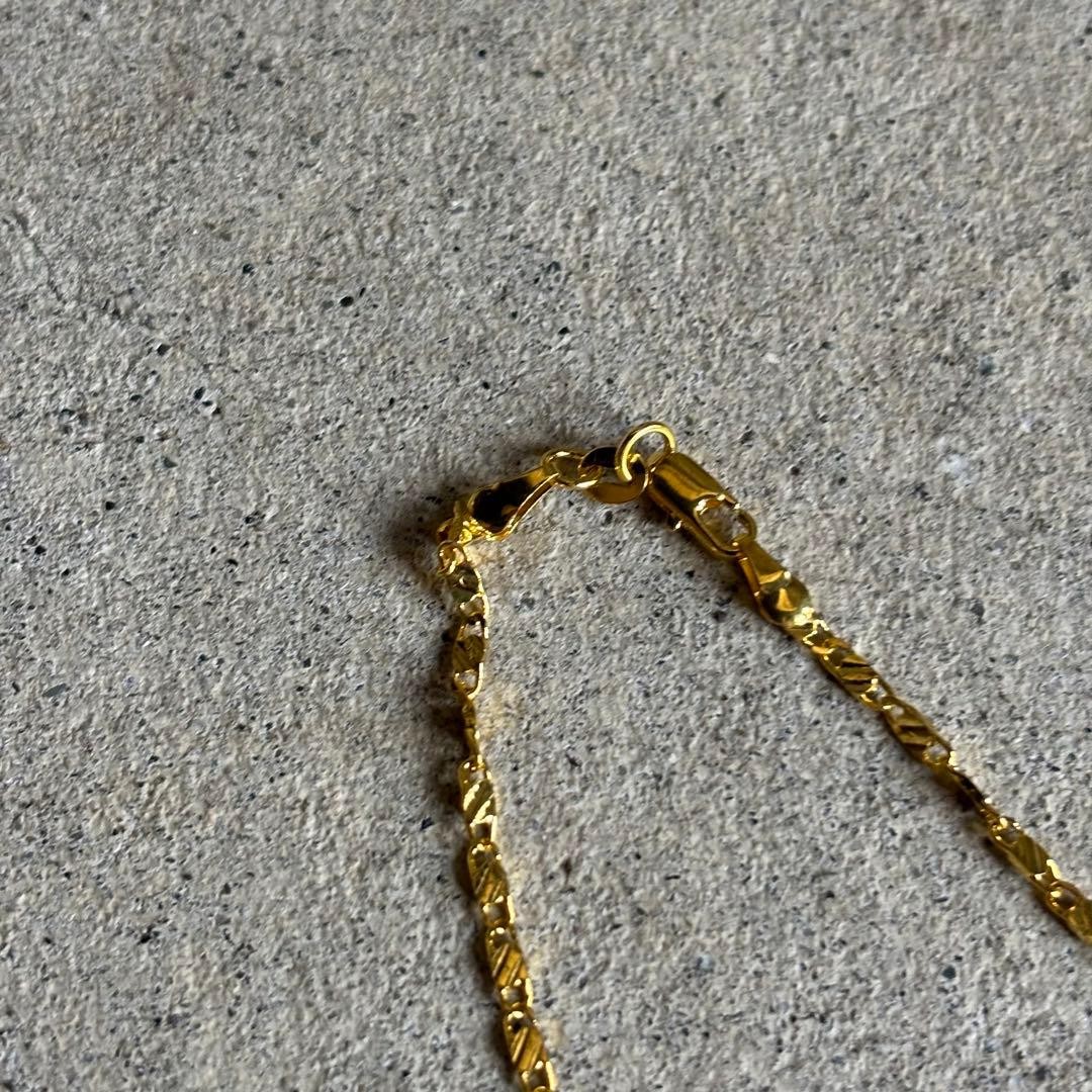S925 gold Necklace vintage Silver 925