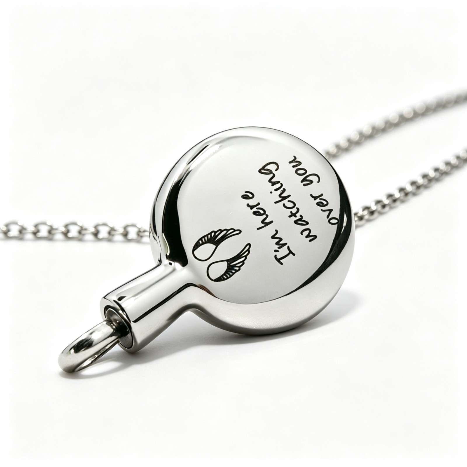 Memorial Family Loved Ones Pet Cat Dog Urn Necklace Perfume Bottle Pendant