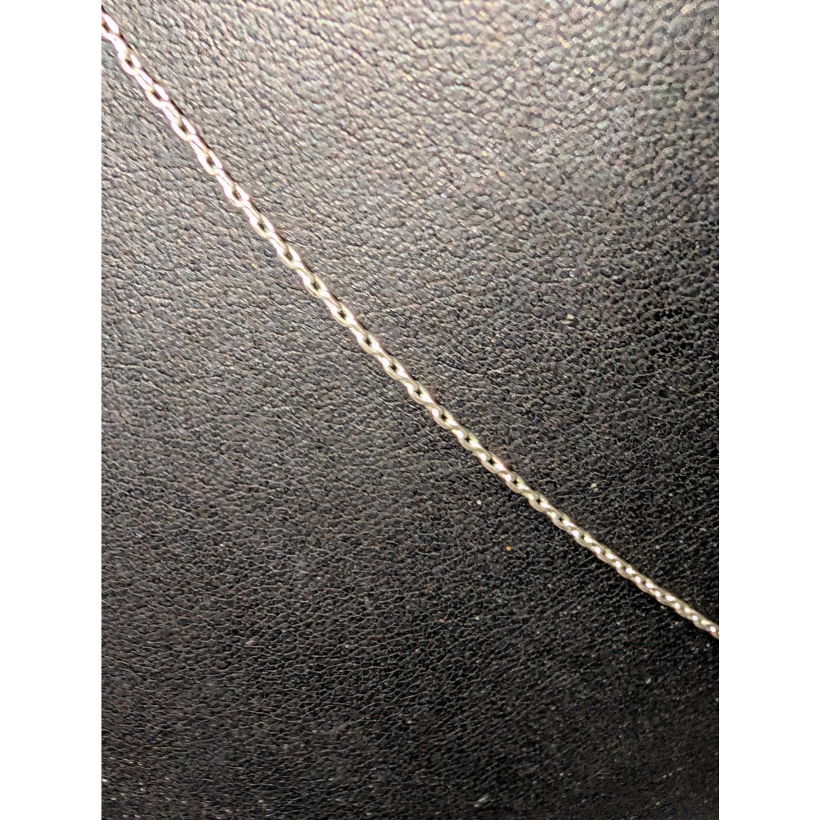 White House Black Market Signed Silver Tone Necklace With Bezel Set CZ Pendant