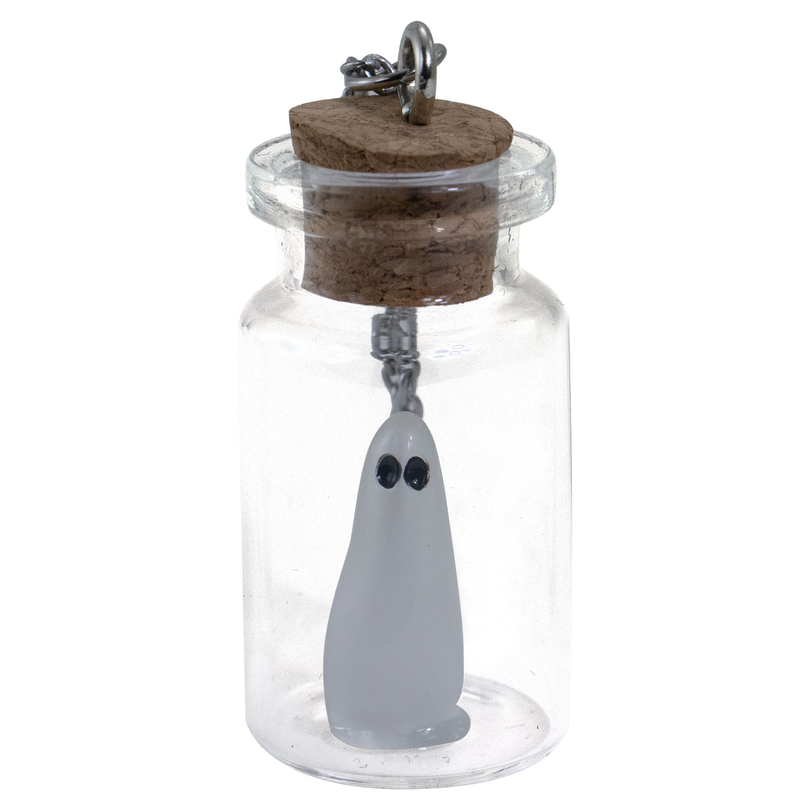 AlterImage Ghost In A Bottle Necklace Glow In The Dark Pendant Green Includes