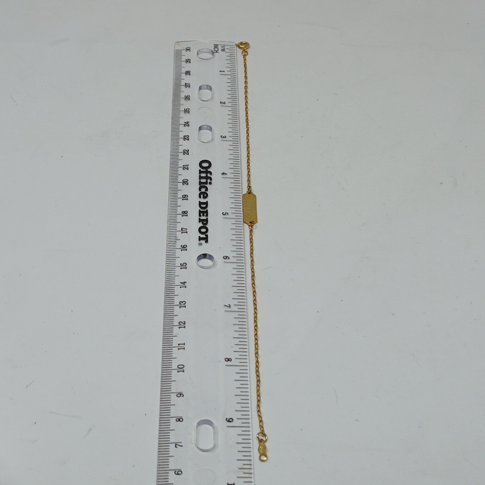 NOS Vintage Roman “JOYCE” Anklet Gold Tone Personalized