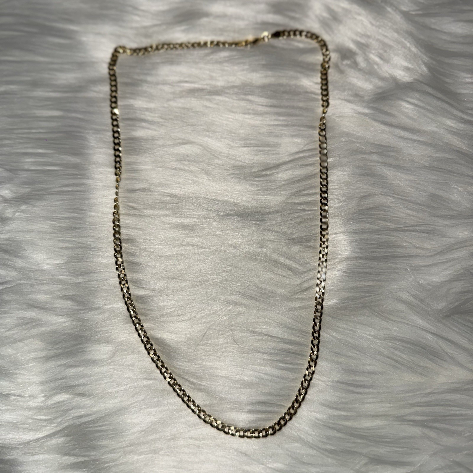 Miami Cuban Curb Link Chain Necklace 14K Gold Filled, 21.5inch, 4mm,LobsterClasp