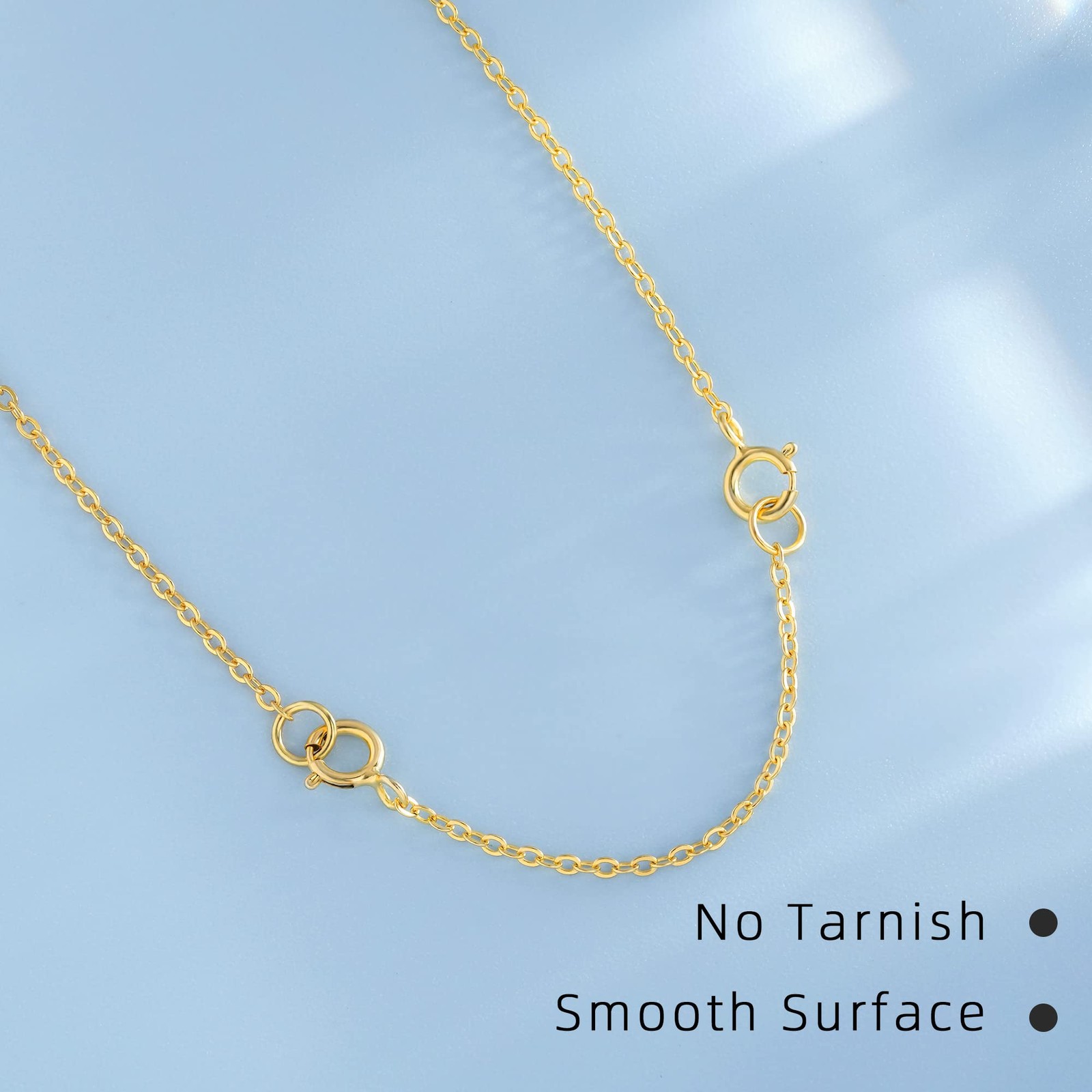 Gold Necklace Extenders 14k Extender Chain 925 Sterling Silver Extension Brac…