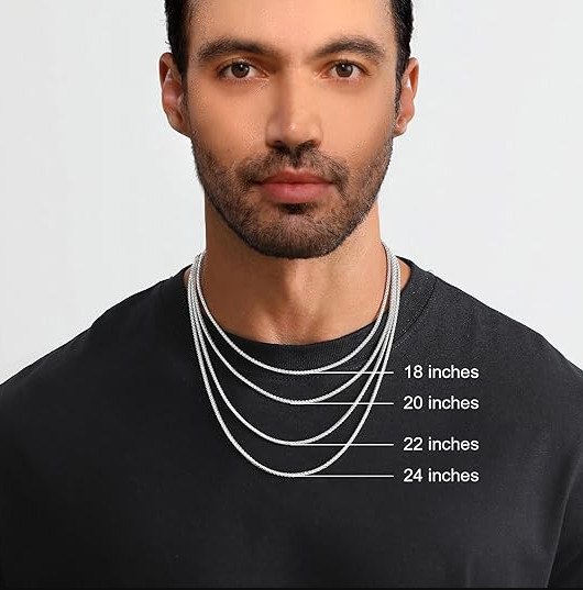 Monily Birthday Gifts for Dad Cross Necklace for Men Silver Stainless Steel