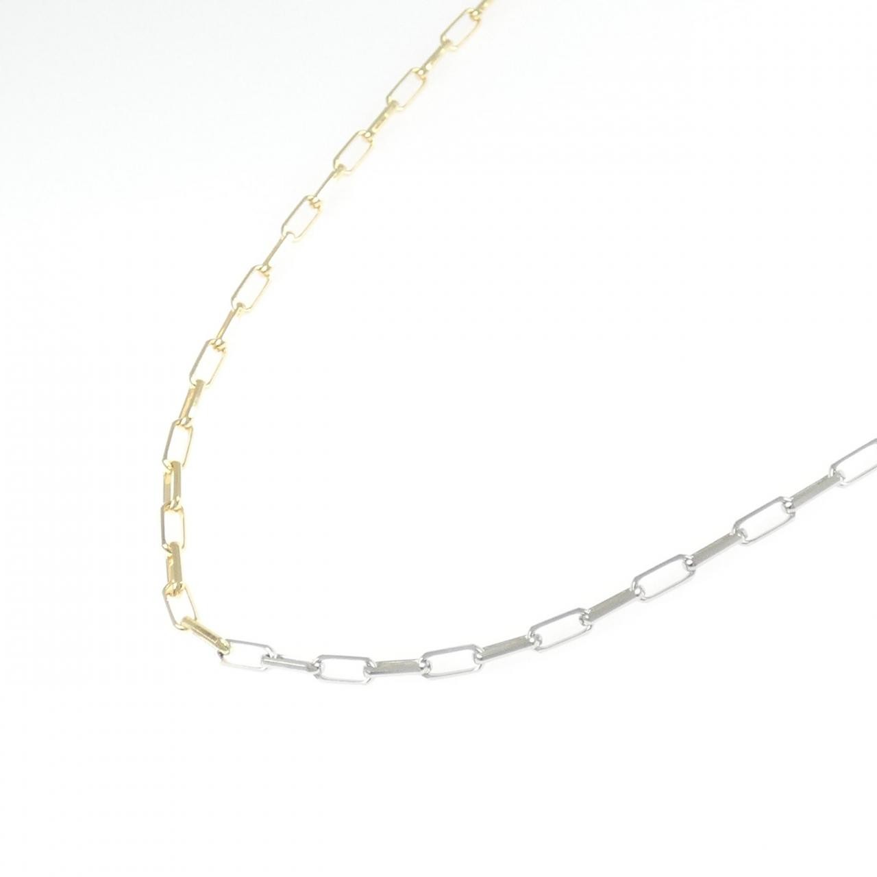 Authentic K18YG/PT850 Necklace #230-000-180-3876
