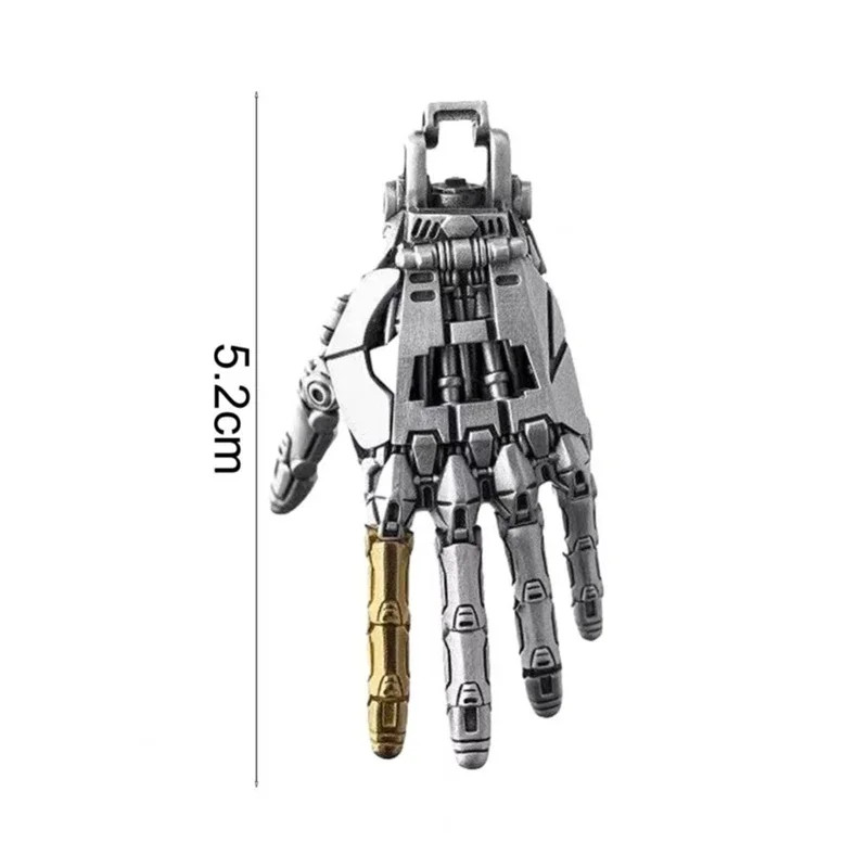 5cm Robot Hand Collectible Mechanical Bionic Hand With Chain Movable Finger